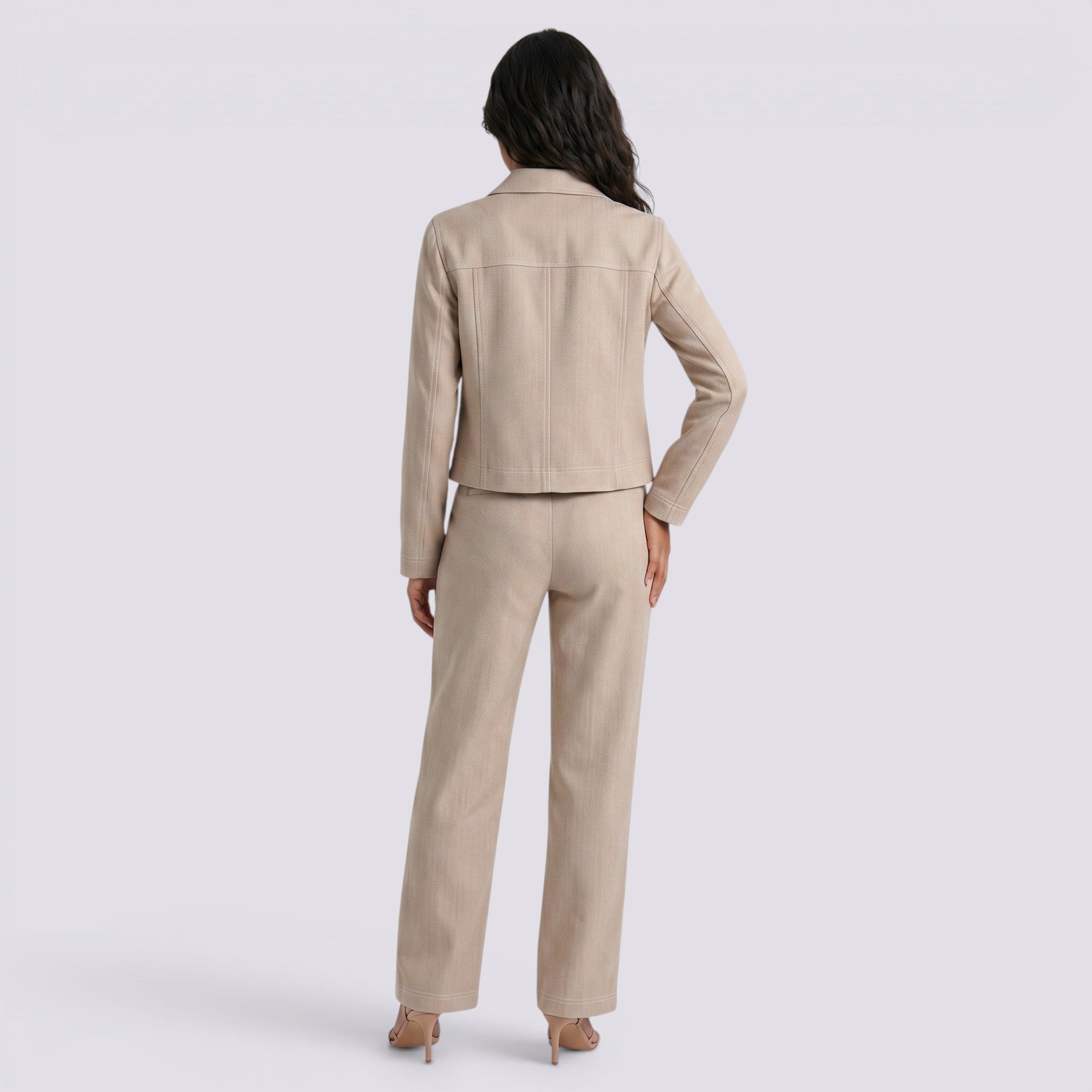 Conjunto dos Piezas Mujer Chaqueta  Pantalón Mujer Pata de Gallo
