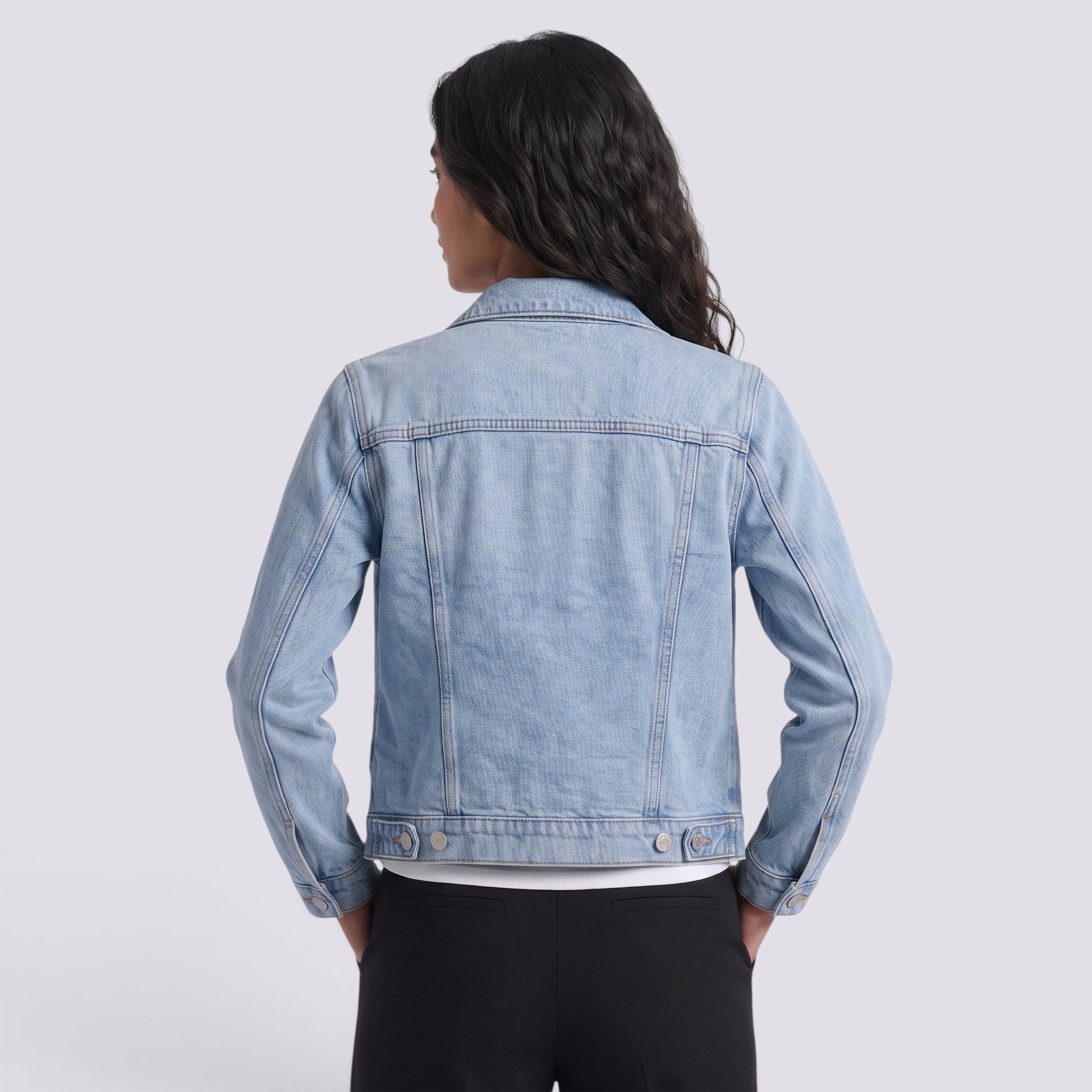 Chaqueta Vaquera Mujer Reversible Asimétrica