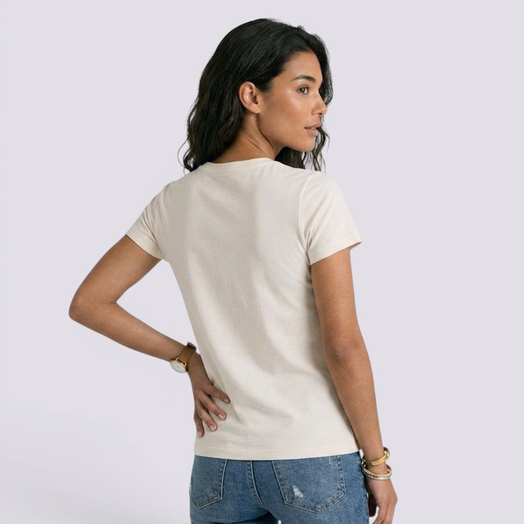 Camiseta Mujer Manga Corta Estampada