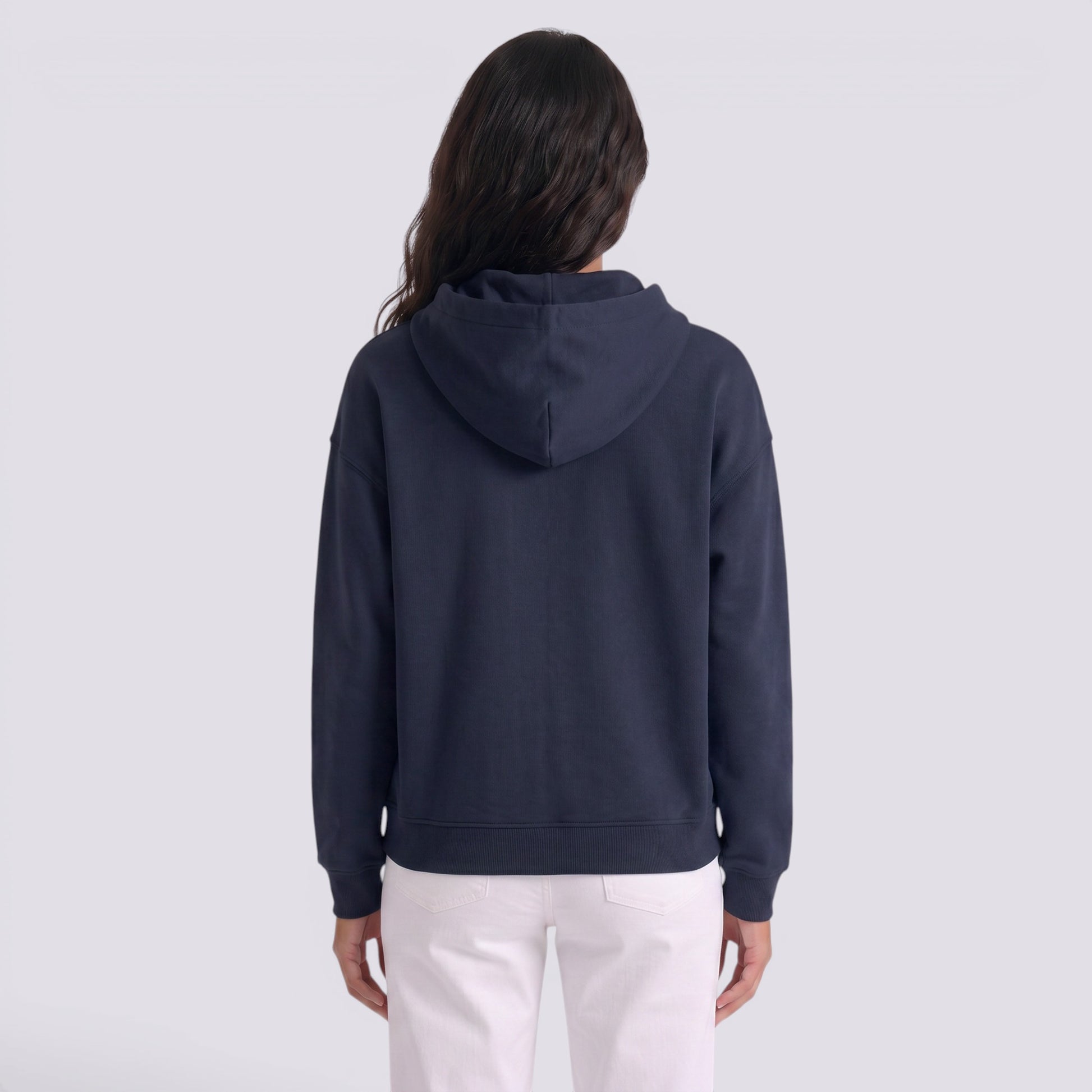 Sudadera Oversize Mujer con Capucha y Cremallera