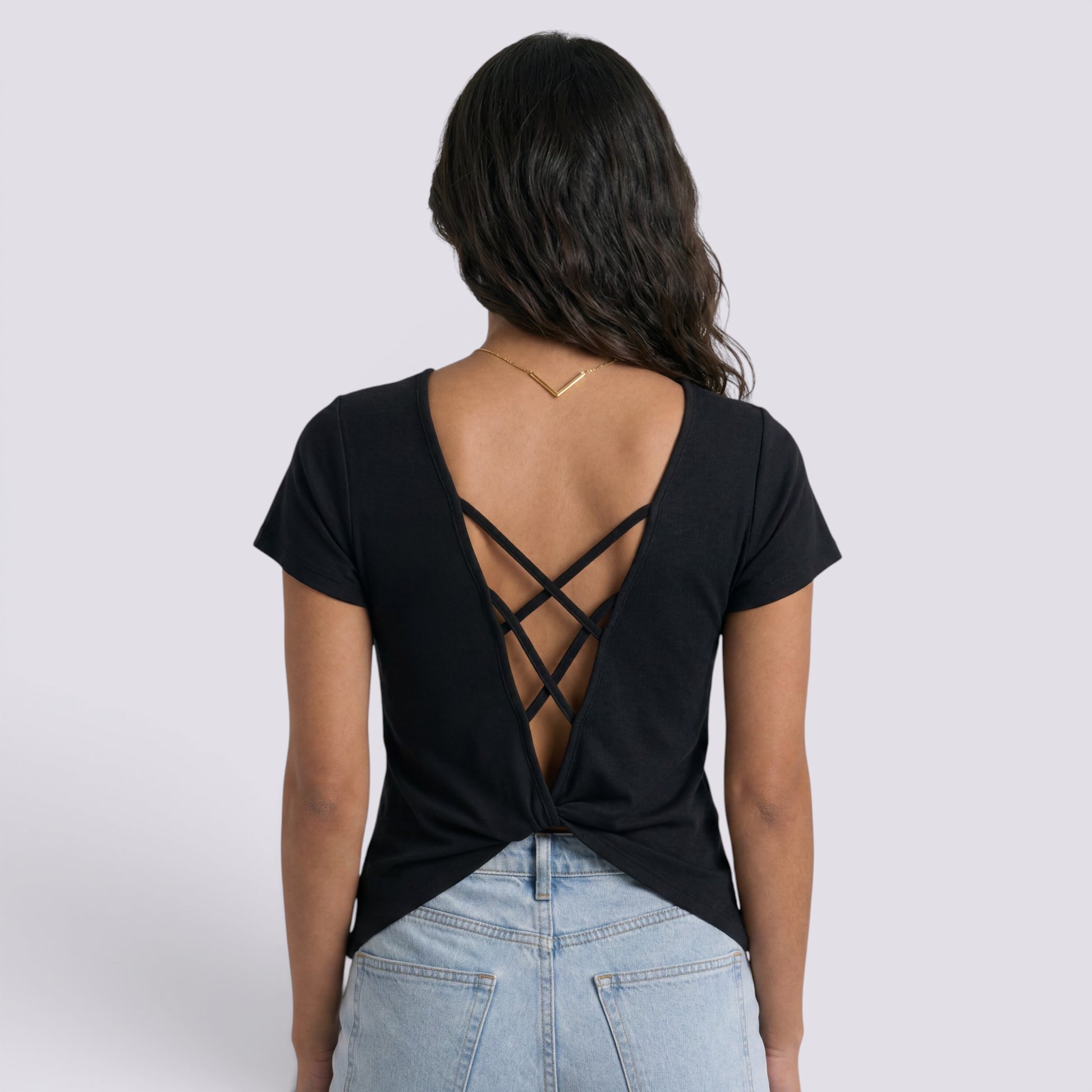 Camiseta Mujer Manga Cuello Corta