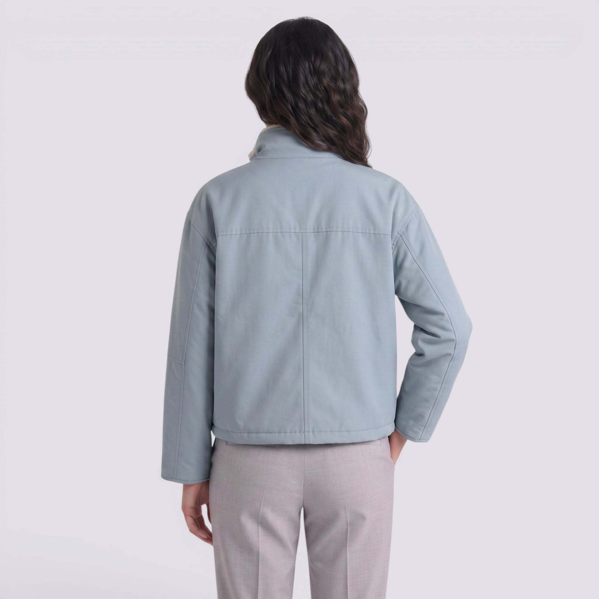 Chaqueta Acolchada Mujer Cuello Alto