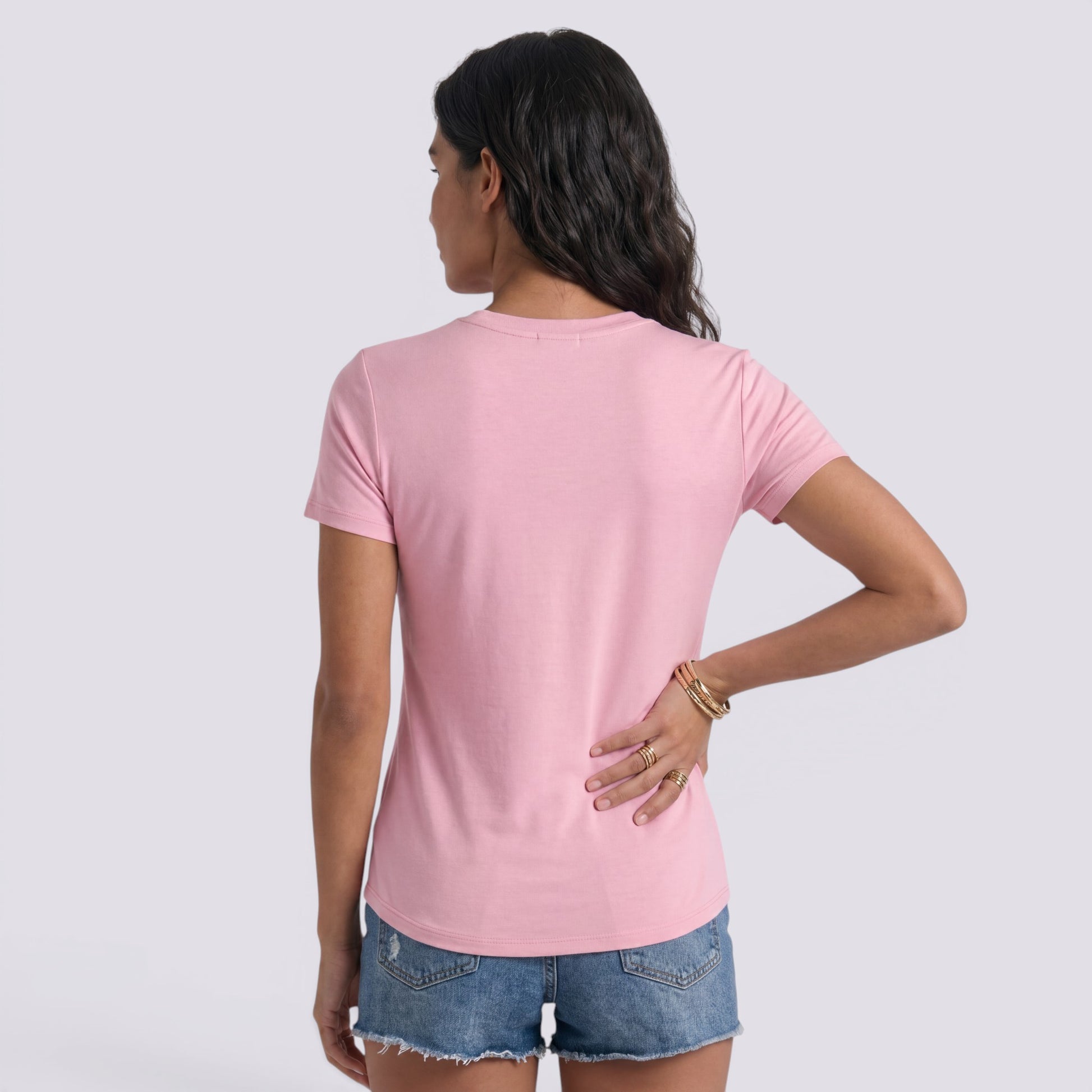Camiseta Mujer Cuello Cruzado