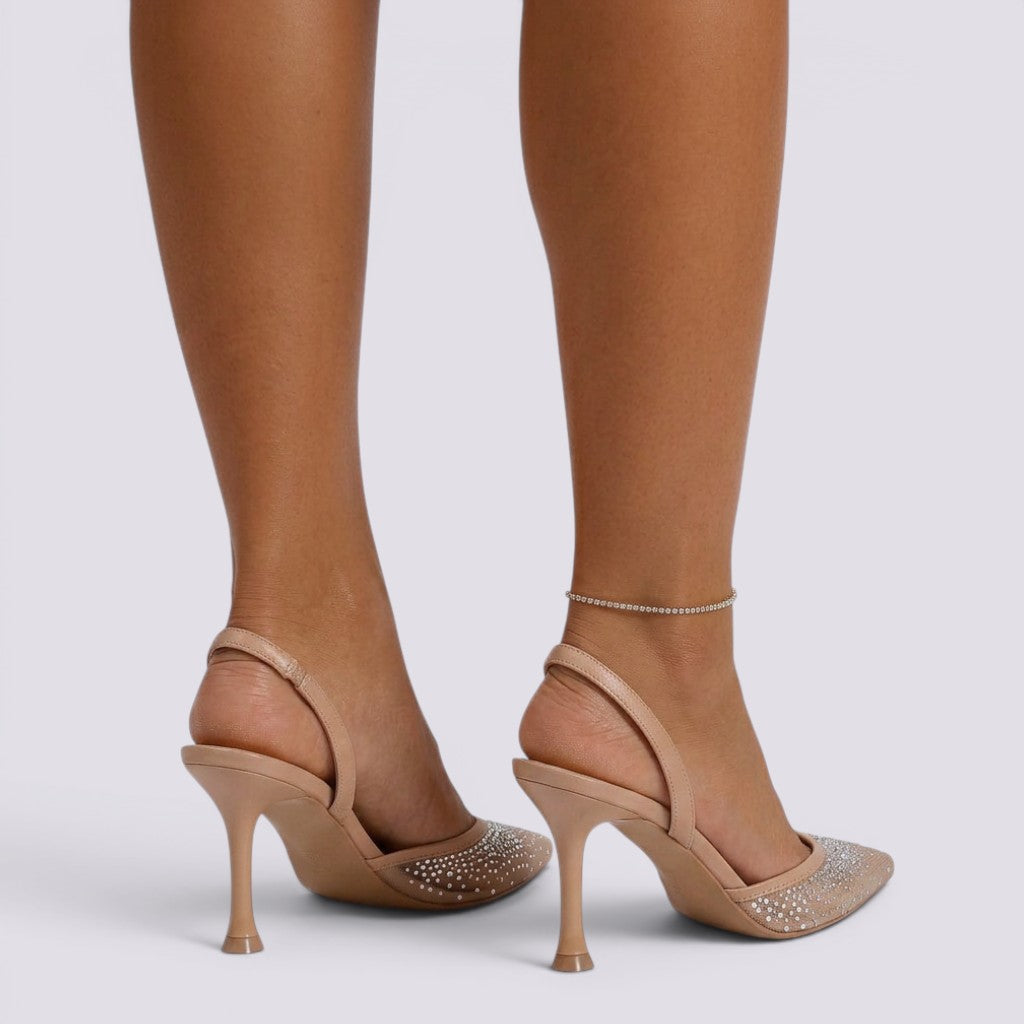 Sandalias de Tacón Mujer Elegantes Fiesta