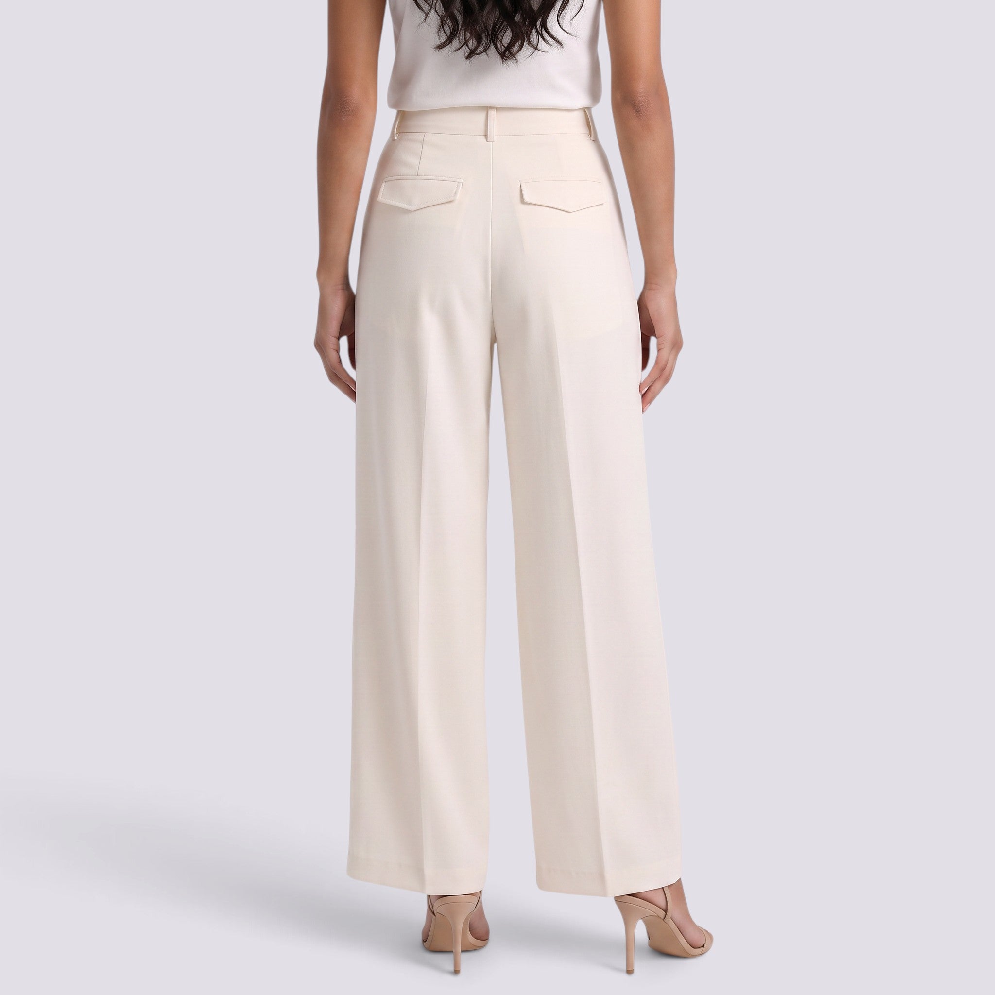 Pantalón Palazzo Mujer Cintura Alta