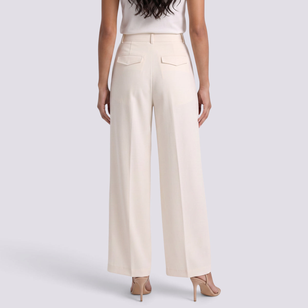 Pantalón Palazzo Mujer Cintura Alta