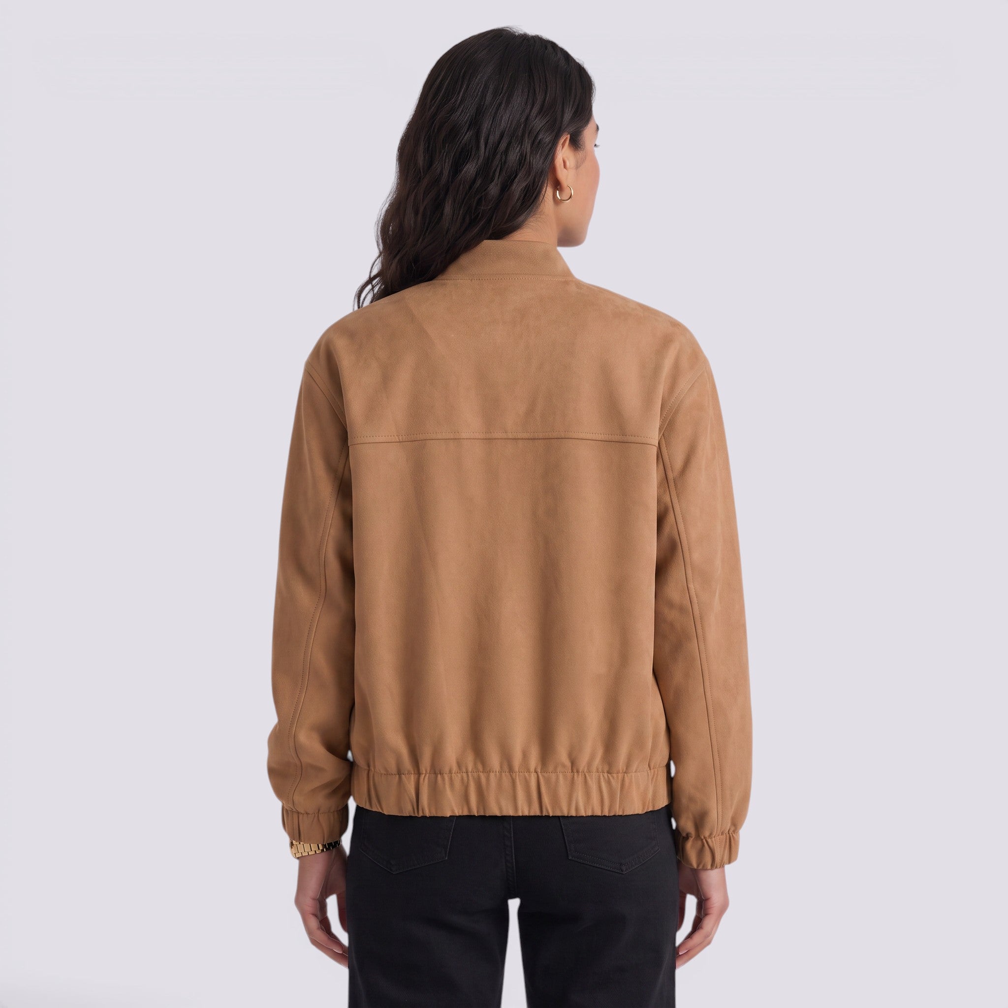 Chaqueta Mujer Oversize Efecto Piel