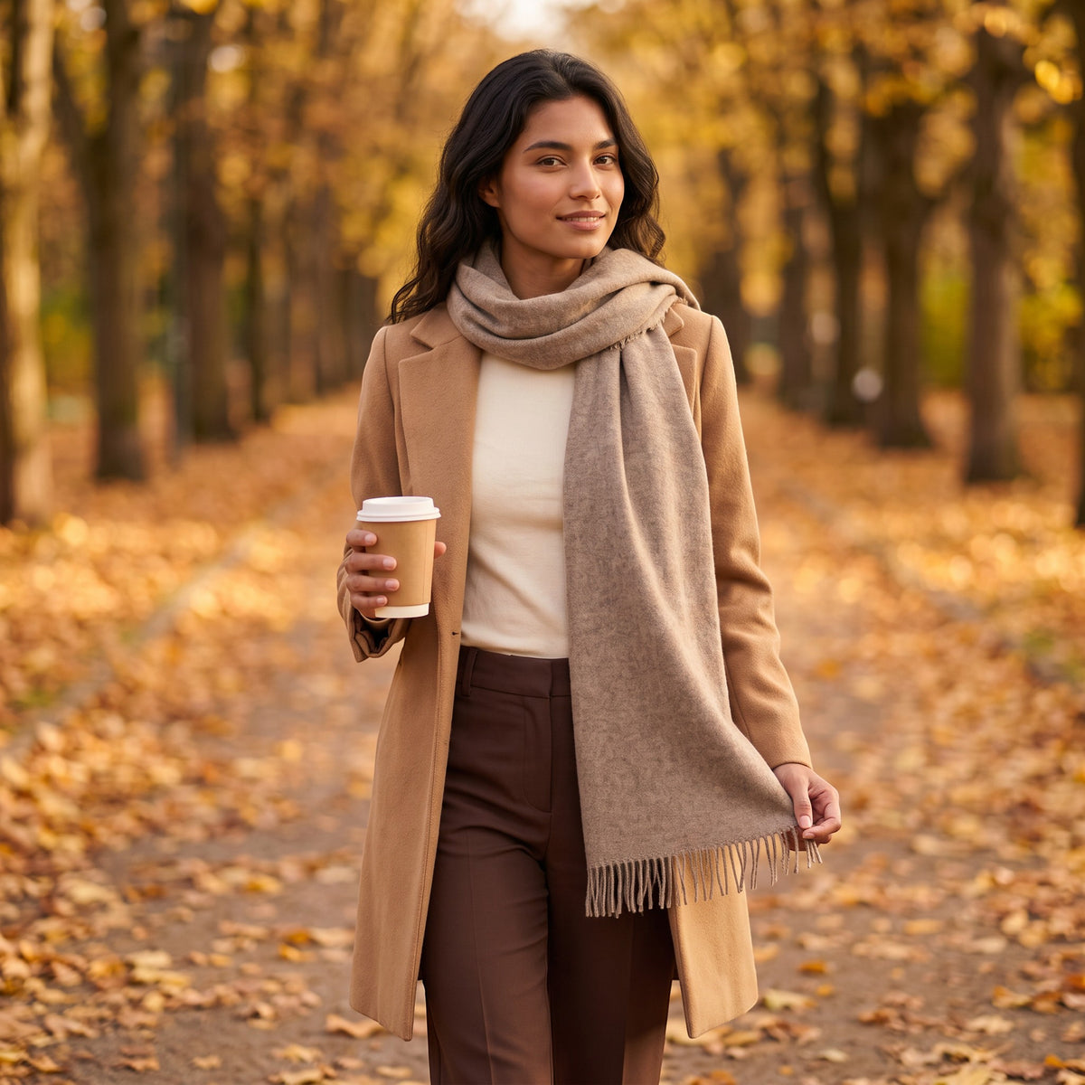 Bufanda Mujer de Cashmere para Invierno