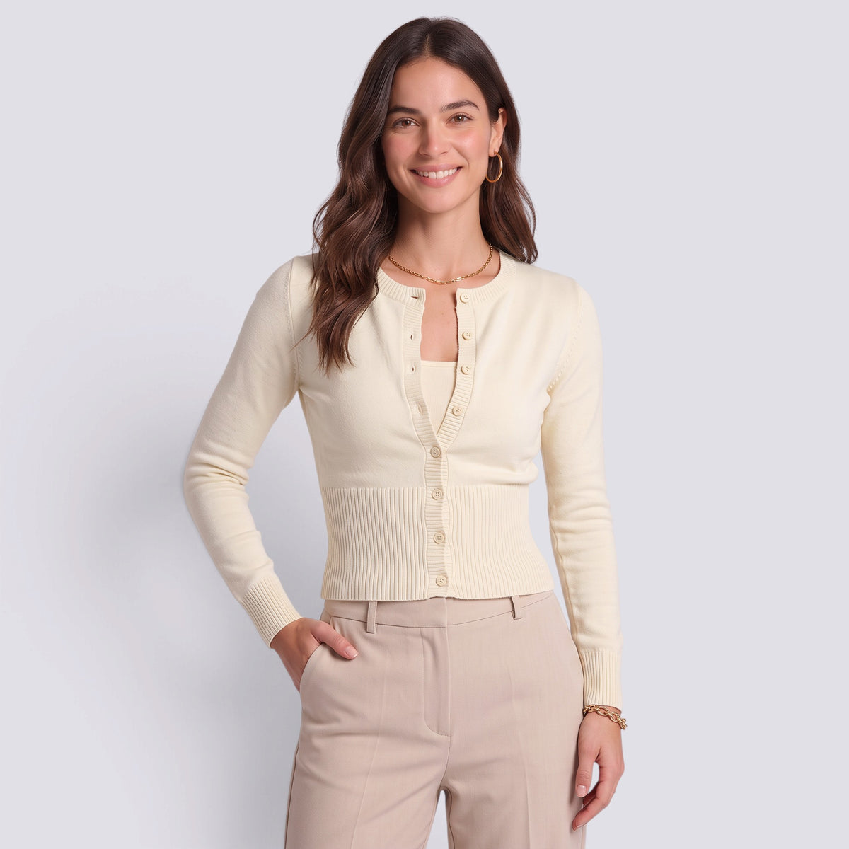 Camisa Mujer Manga Larga con Botones