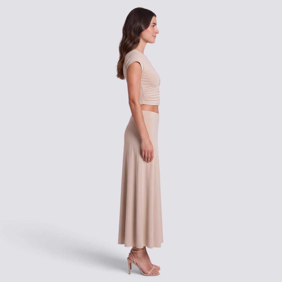 Conjunto de Falda Midi y Top Mujer