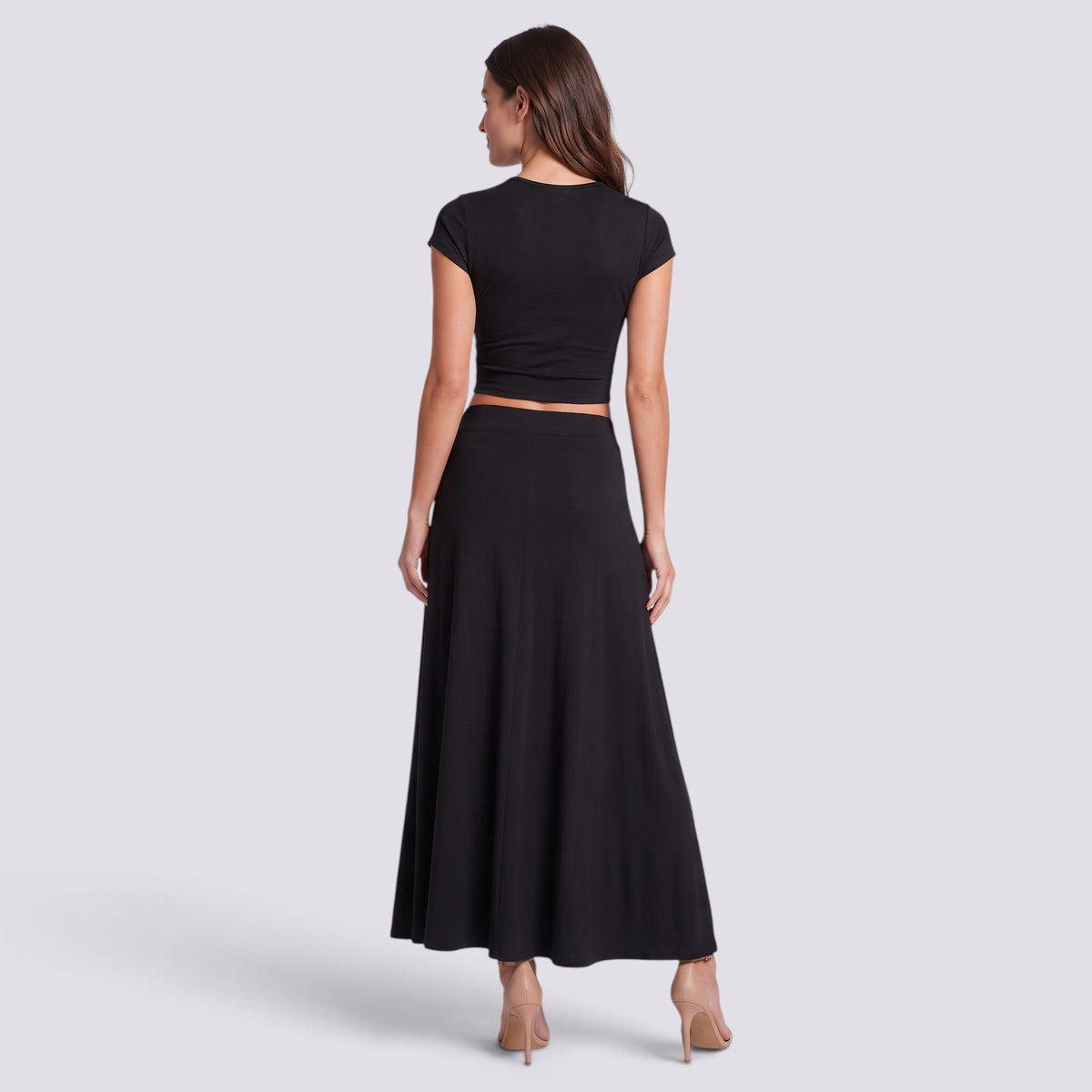 Conjunto de Falda Midi y Top Mujer