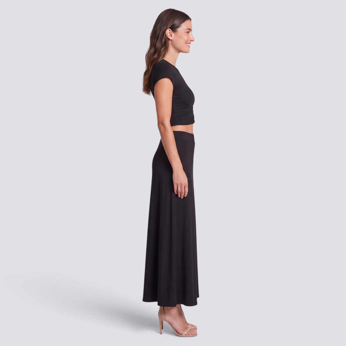 Conjunto de Falda Midi y Top Mujer