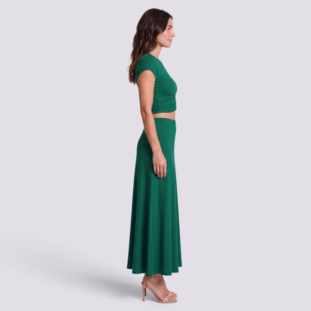 Conjunto de Falda Midi y Top Mujer