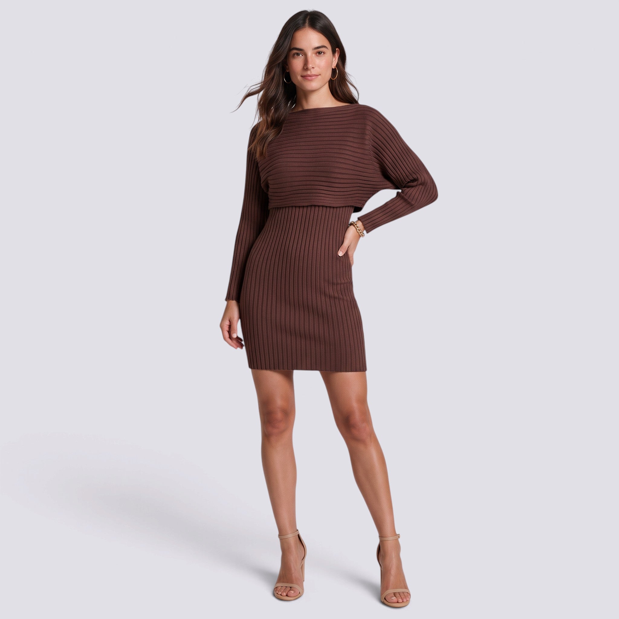 Conjunto Mujer Vestido Midi y Jersey