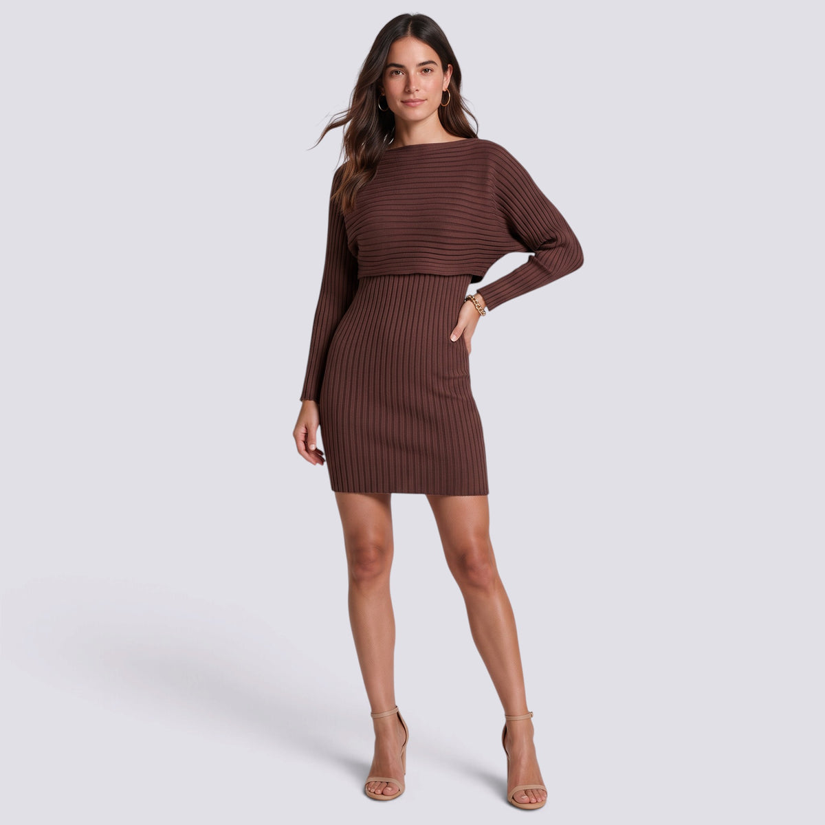 Conjunto Mujer Vestido Midi y Jersey