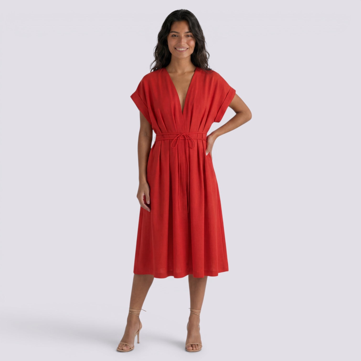 Vestido Verano Mujer Cuello V