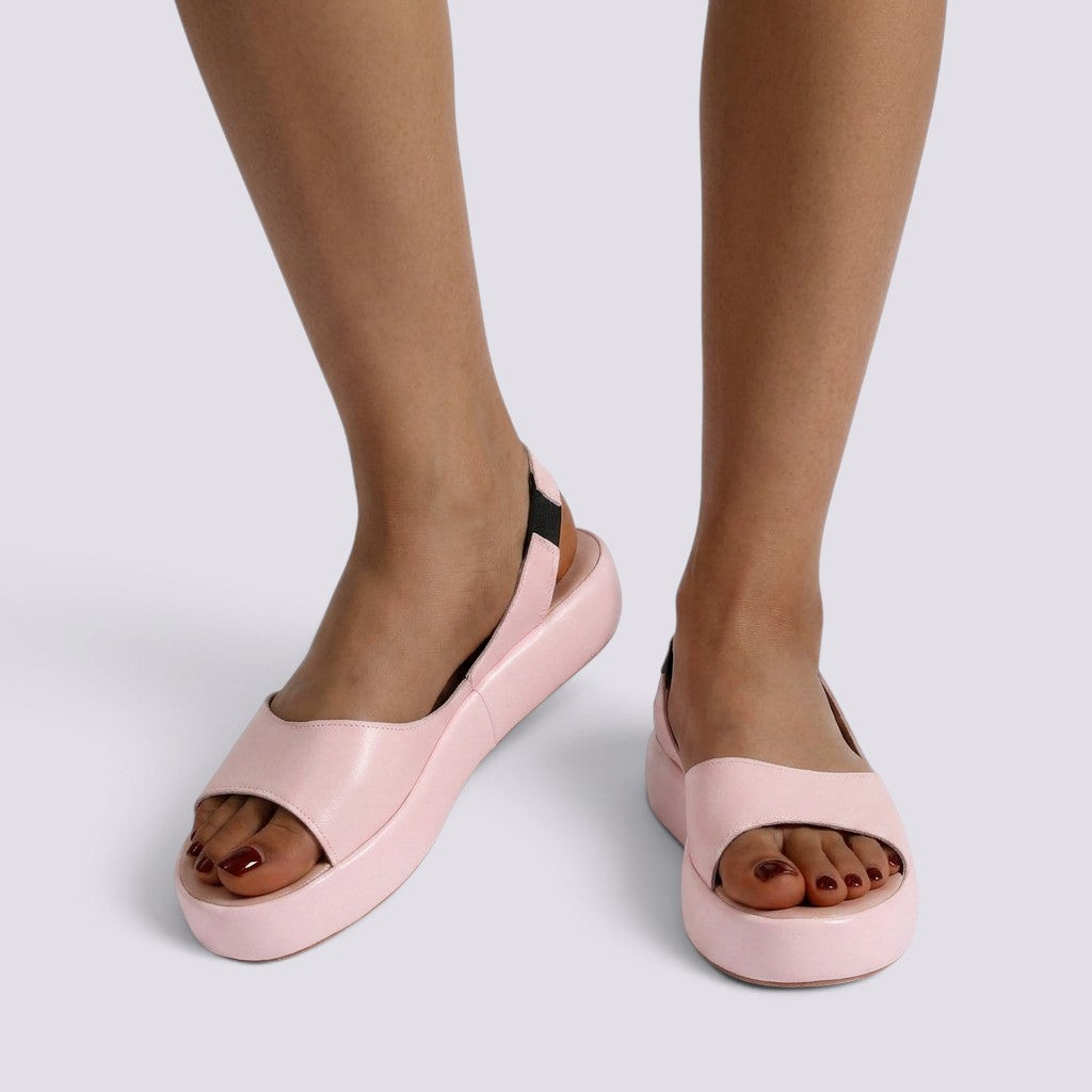 Sandalias Mujer Planas con Tira Trasera