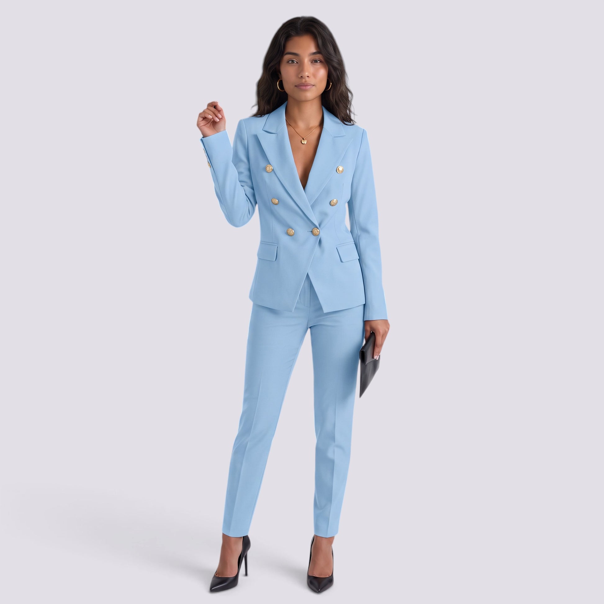 Conjunto Blazer Pantalón Mujer Entallado