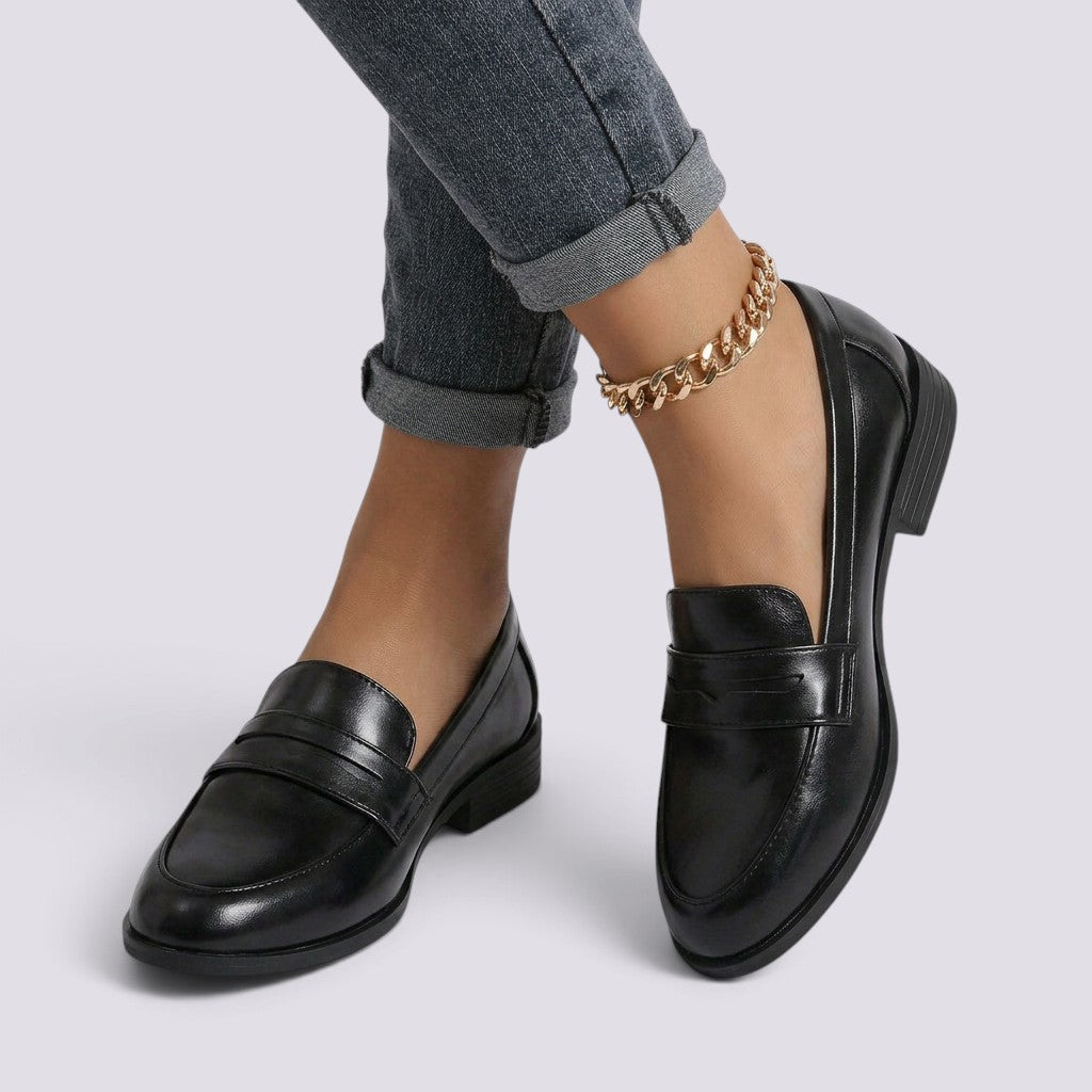 Mocasines Mujer Elegantes Punta Redonda