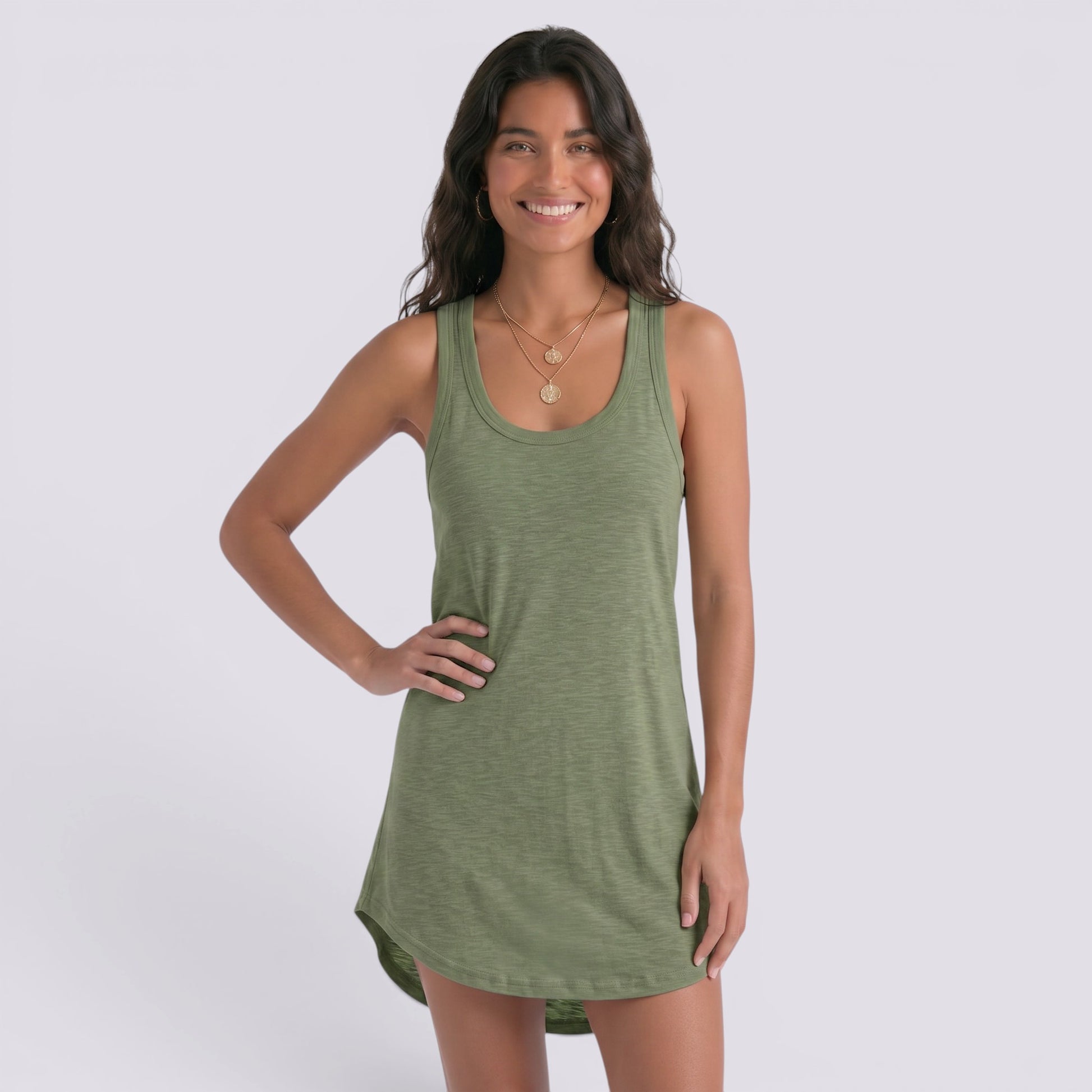 Camiseta Sin Mangas Mujer Cuello Verano