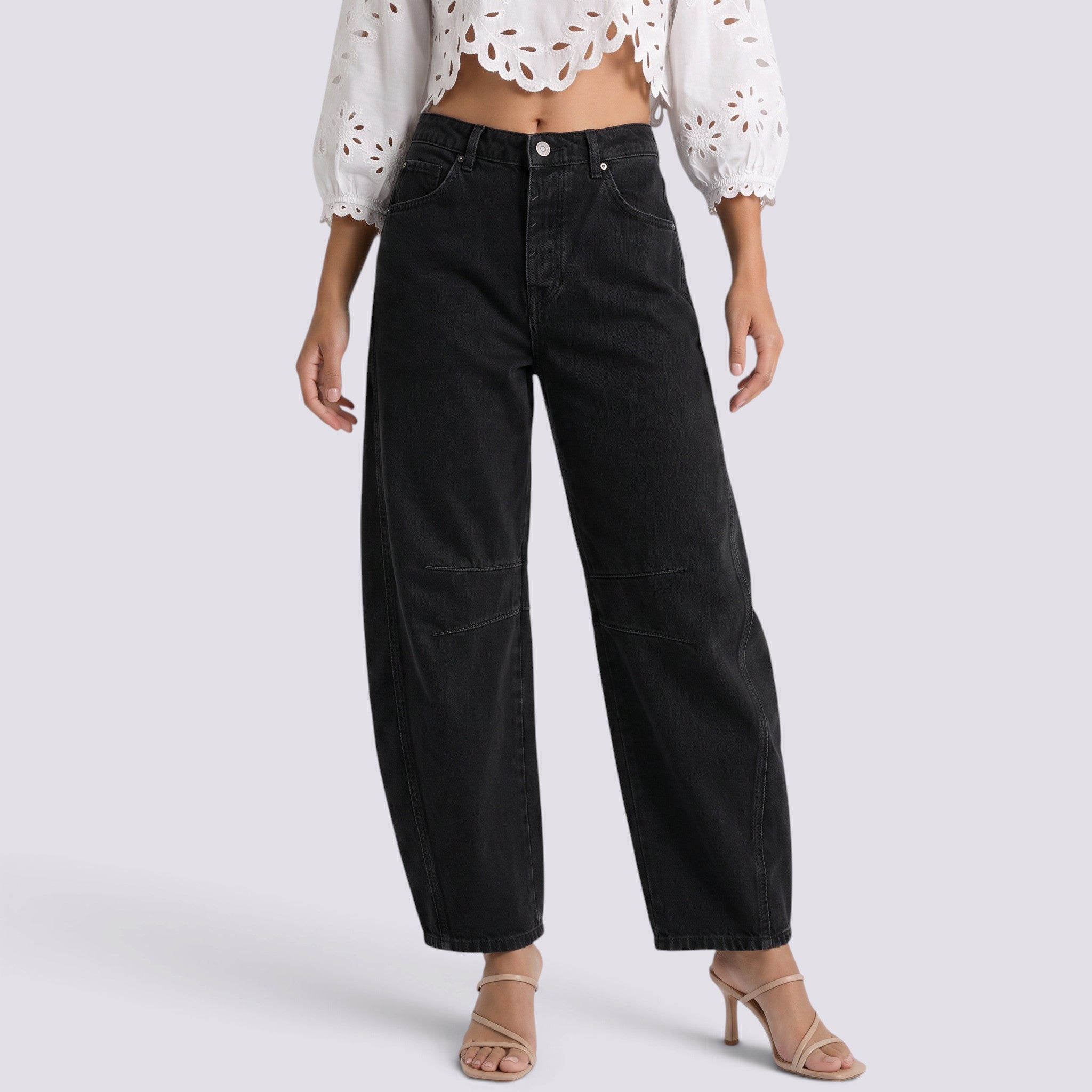 Pantalón Vaquero Mujer Wide Leg Ancho
