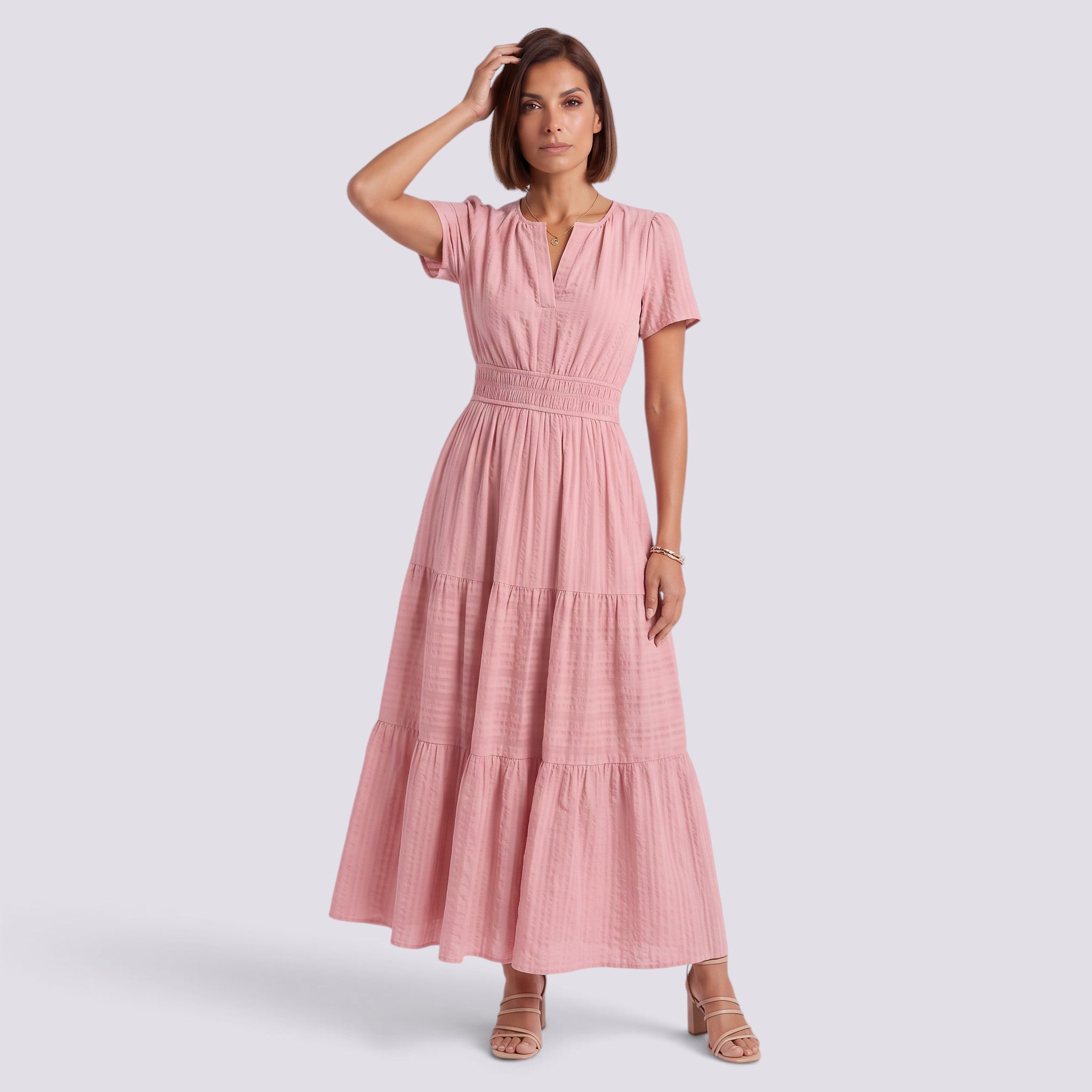 Vestido Largo Mujer Verano con Bolsillos