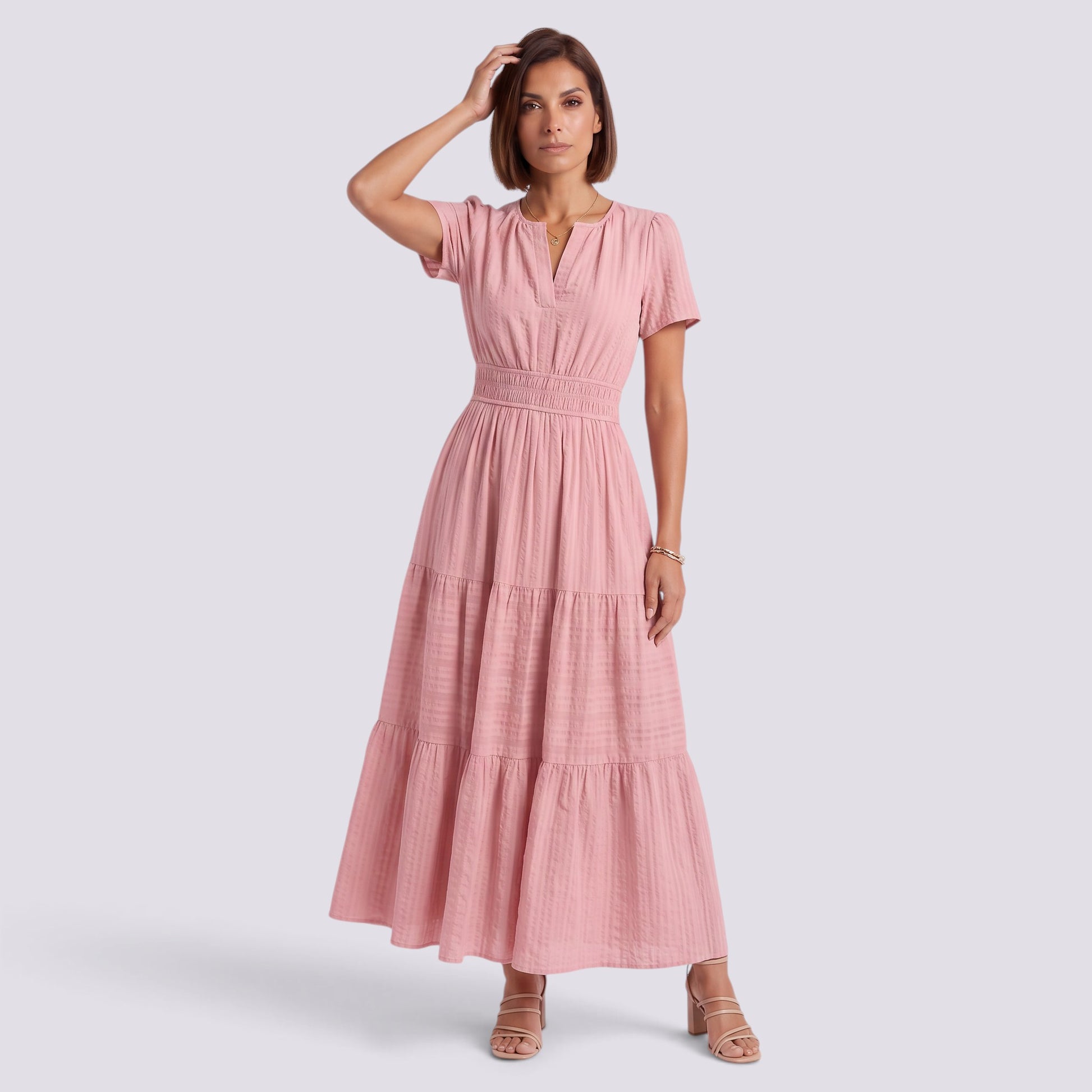 Vestido Largo Mujer Verano con Bolsillos
