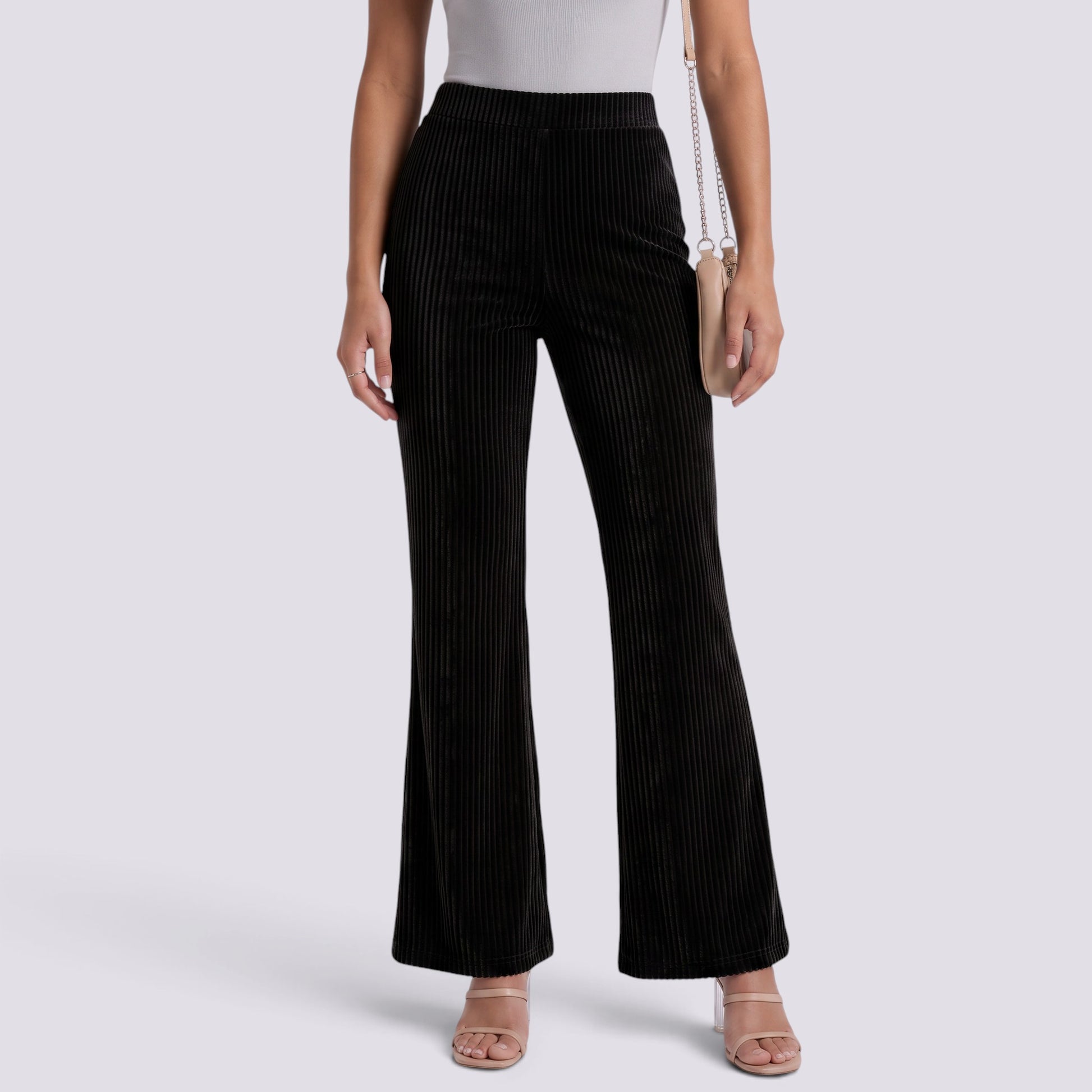 Pantalón Ancho Mujer de Pana