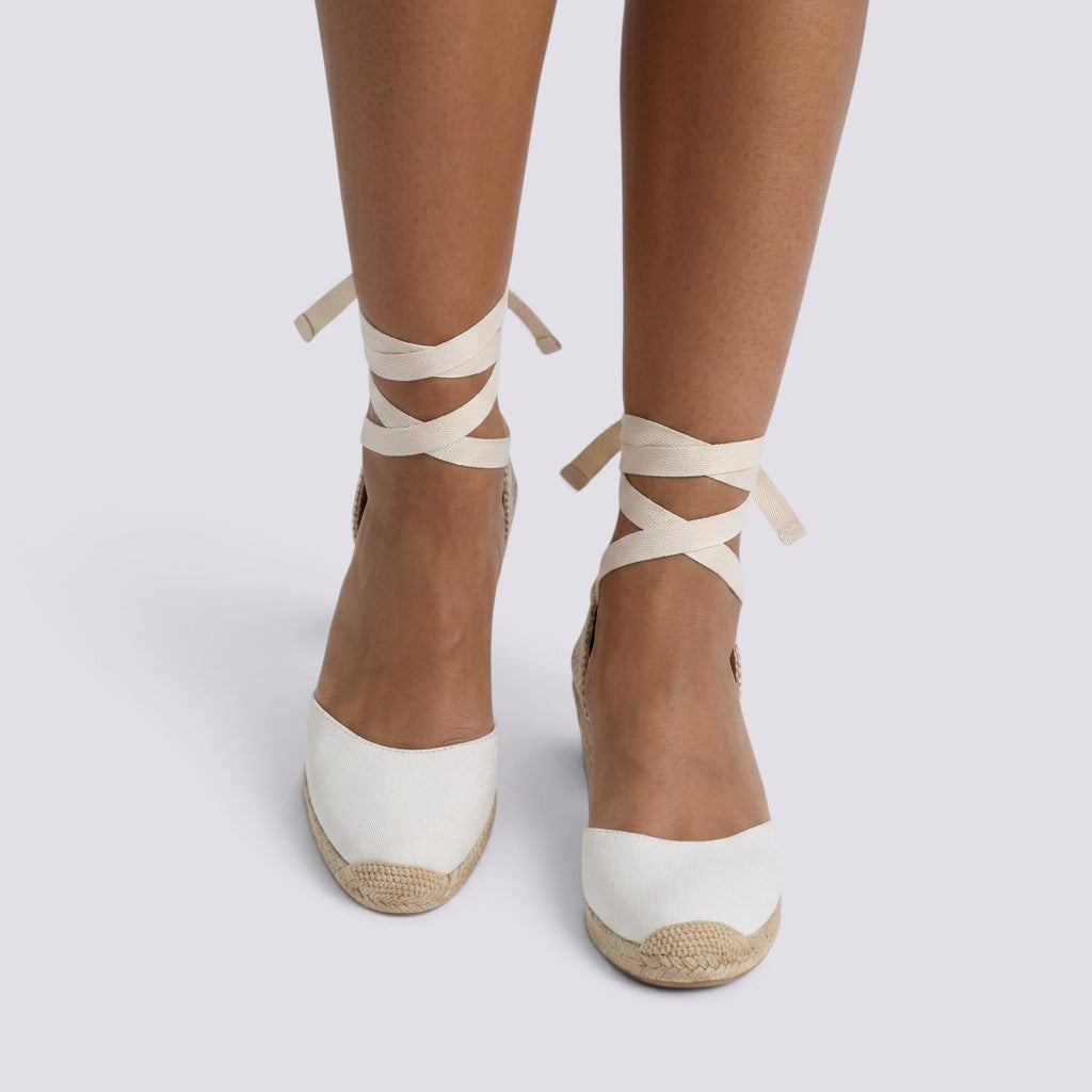 Sandalias Mujer con Cuña de Esparto