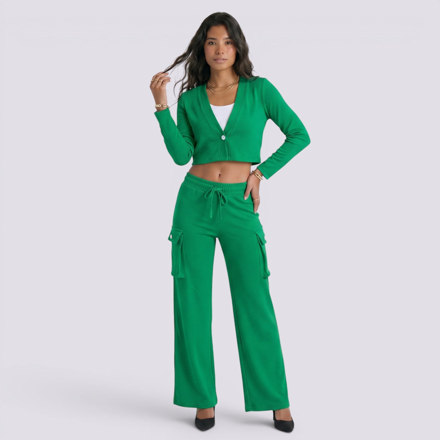Conjunto Cargo Mujer Dos Piezas