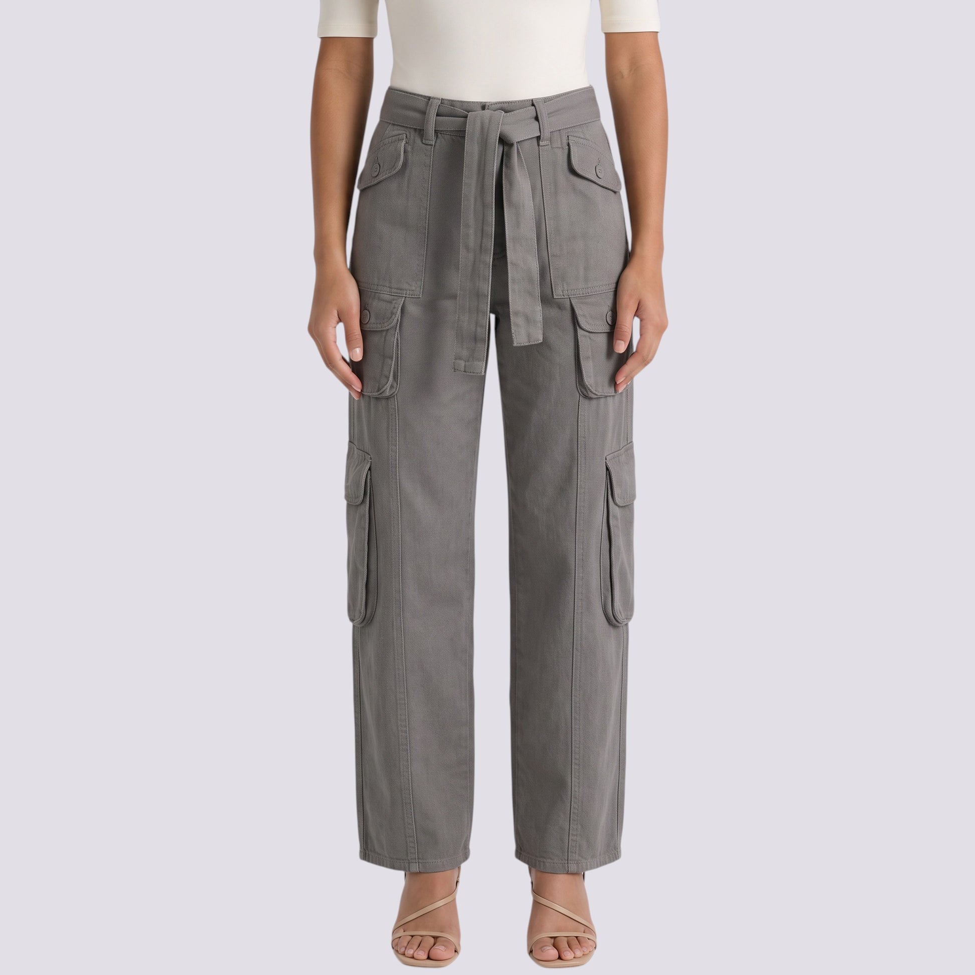 Pantalones Vaqueros Mujer Corte Recto