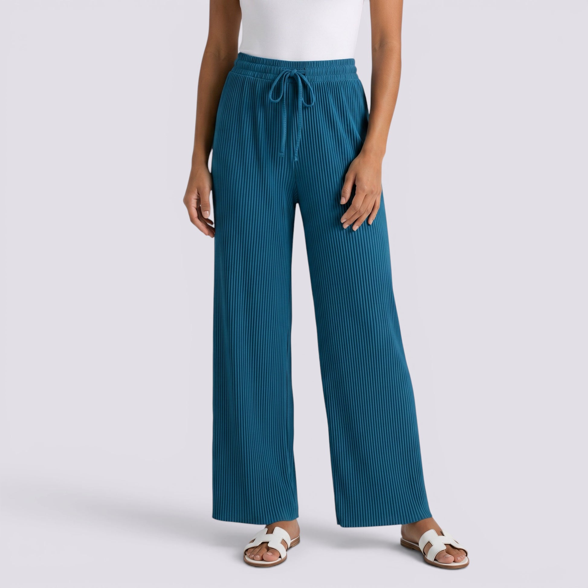 Pantalón Palazzo Mujer Verano Fluido Verano