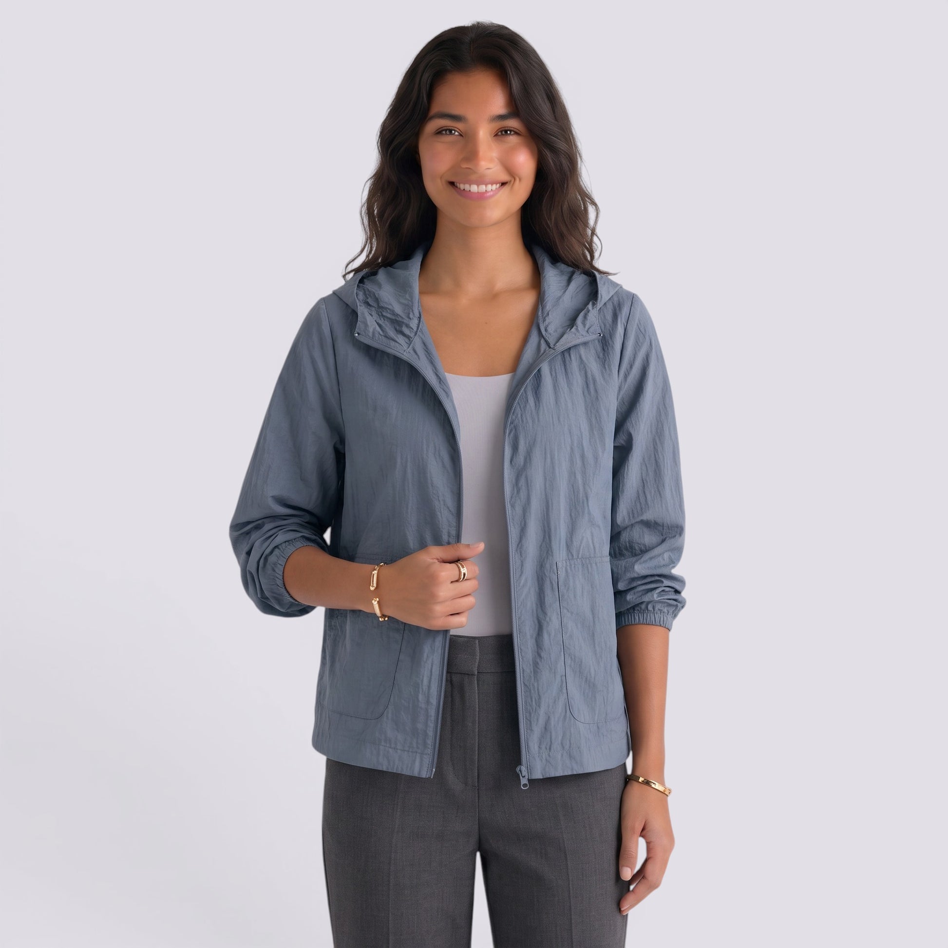 Chaqueta Mujer Ligera con Capucha