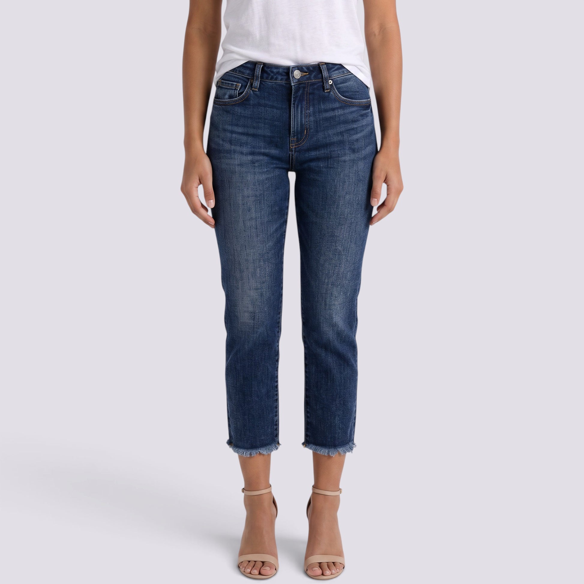 Pantalón Vaquero Mujer Slim Cintura Alta
