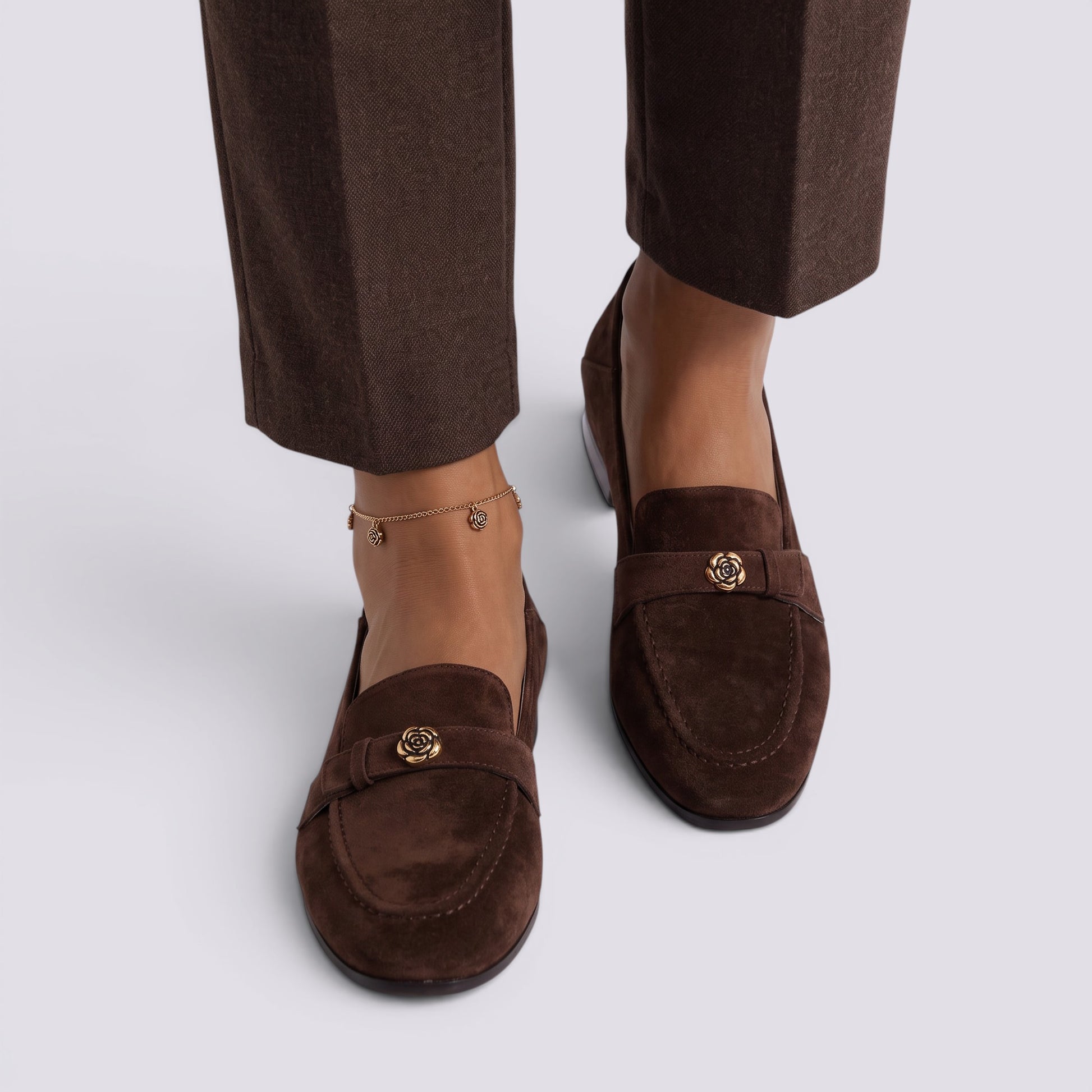 Zapatos Mujer Mocasines Tacón Bajo Elegantes