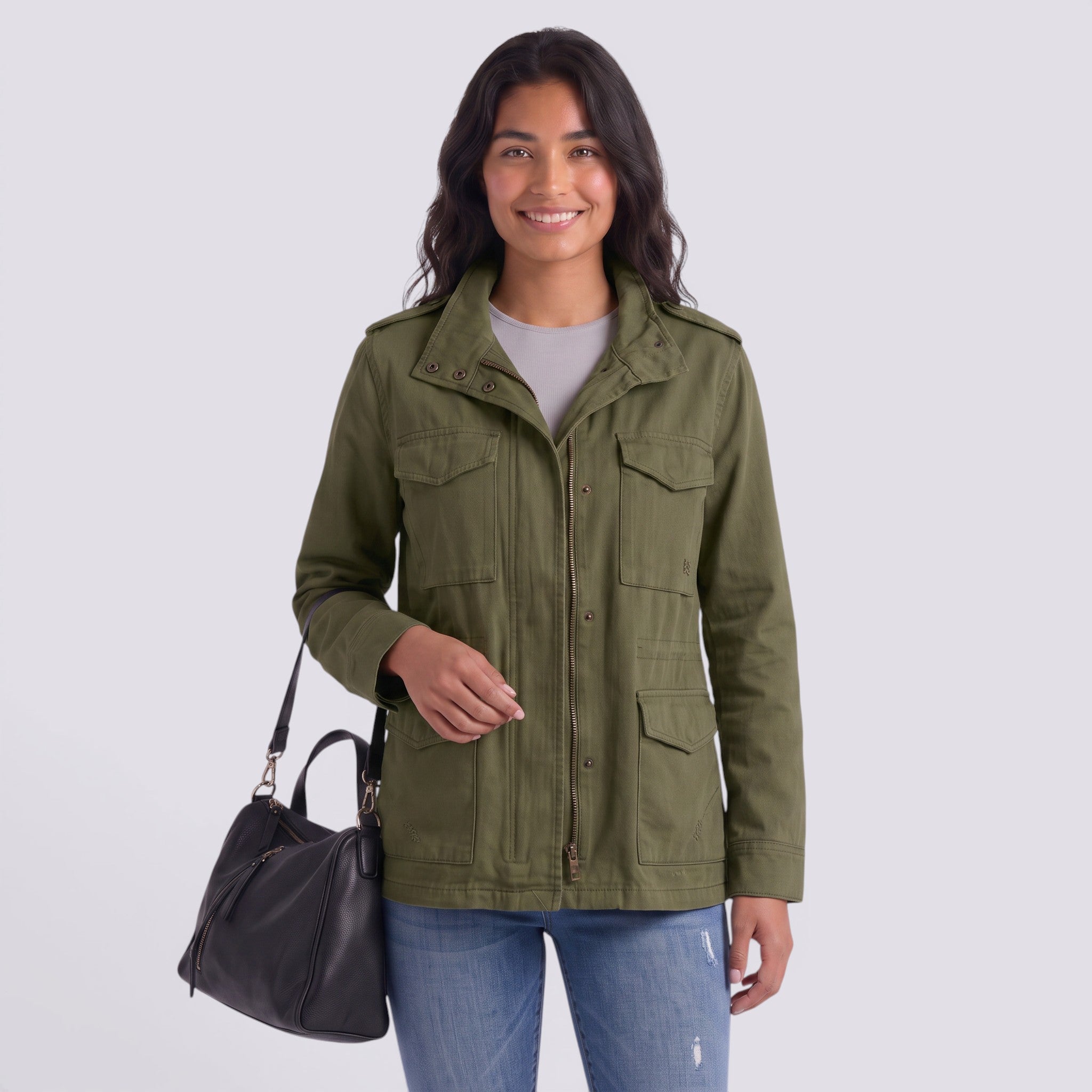 Chaqueta Mujer Utility de Entretiempo
