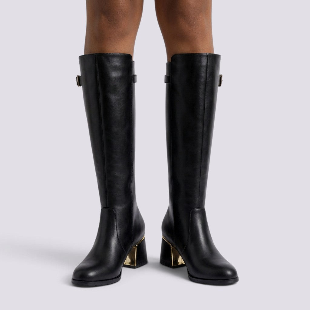 Botas Altas Mujer con Hebilla