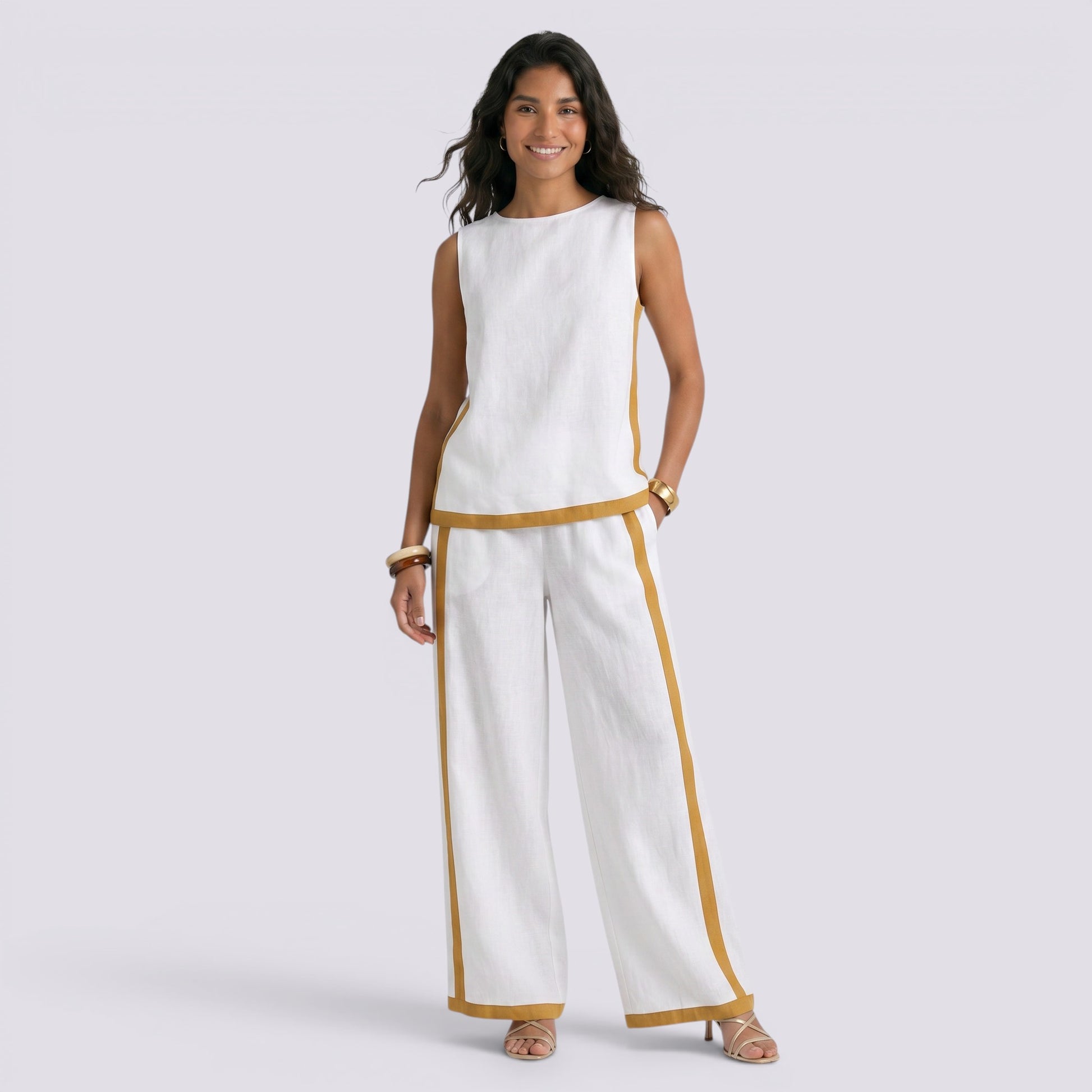 Conjunto Mujer Dos Piezas Elegante Verano