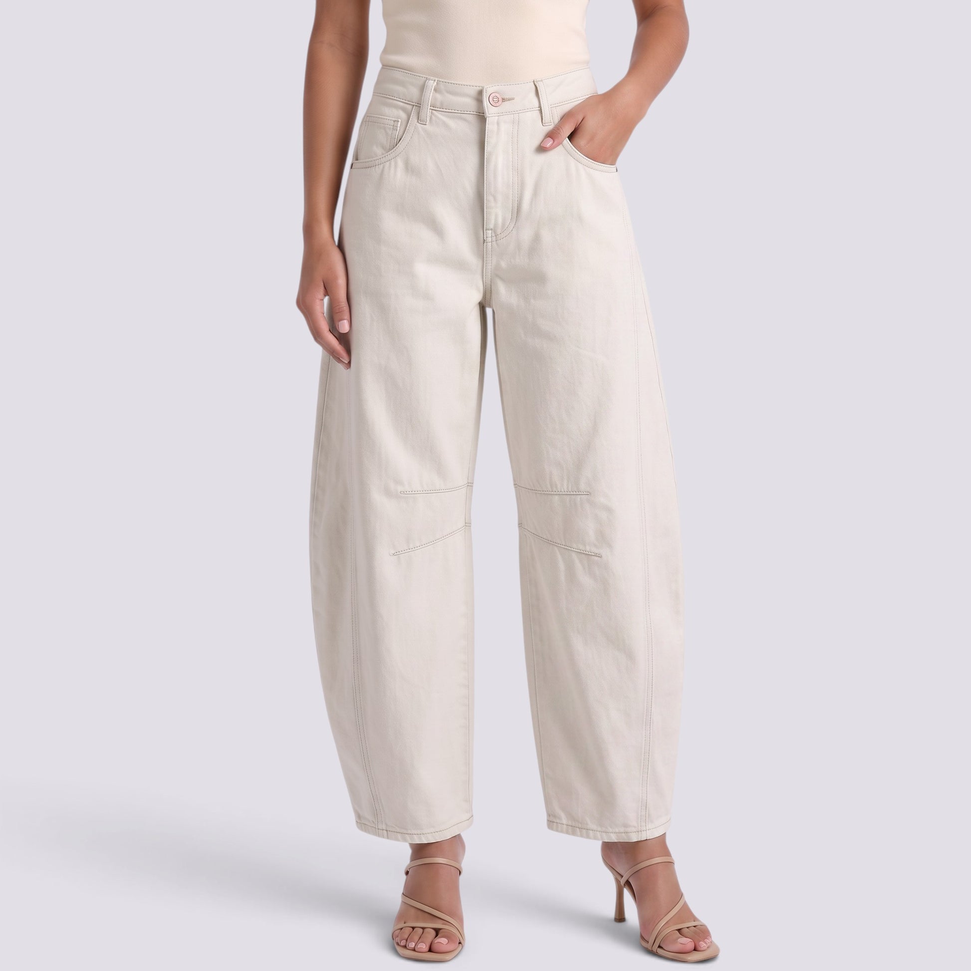 Pantalón Ancho Mujer Fluido Elegante