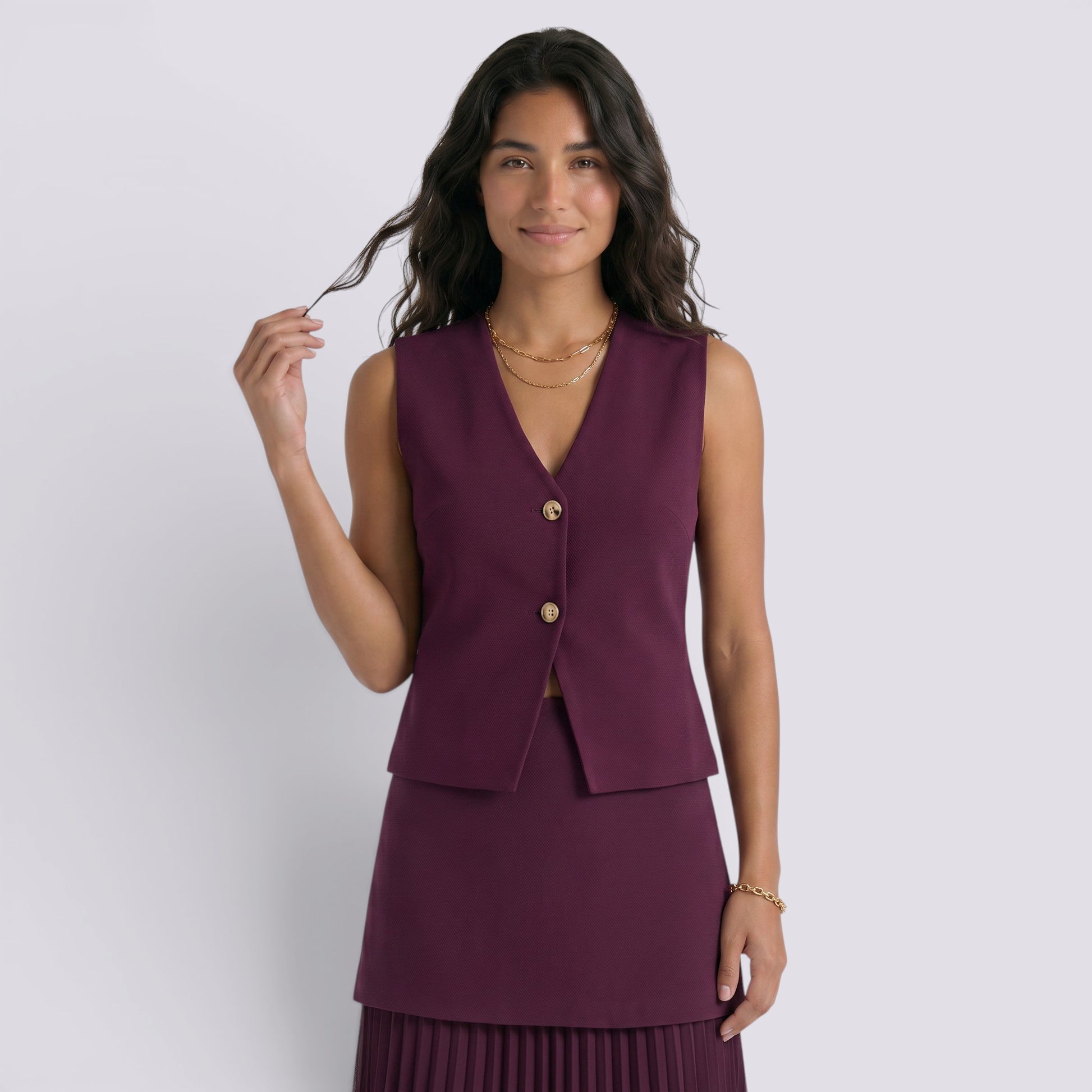 Top de Punto Mujer Elegante