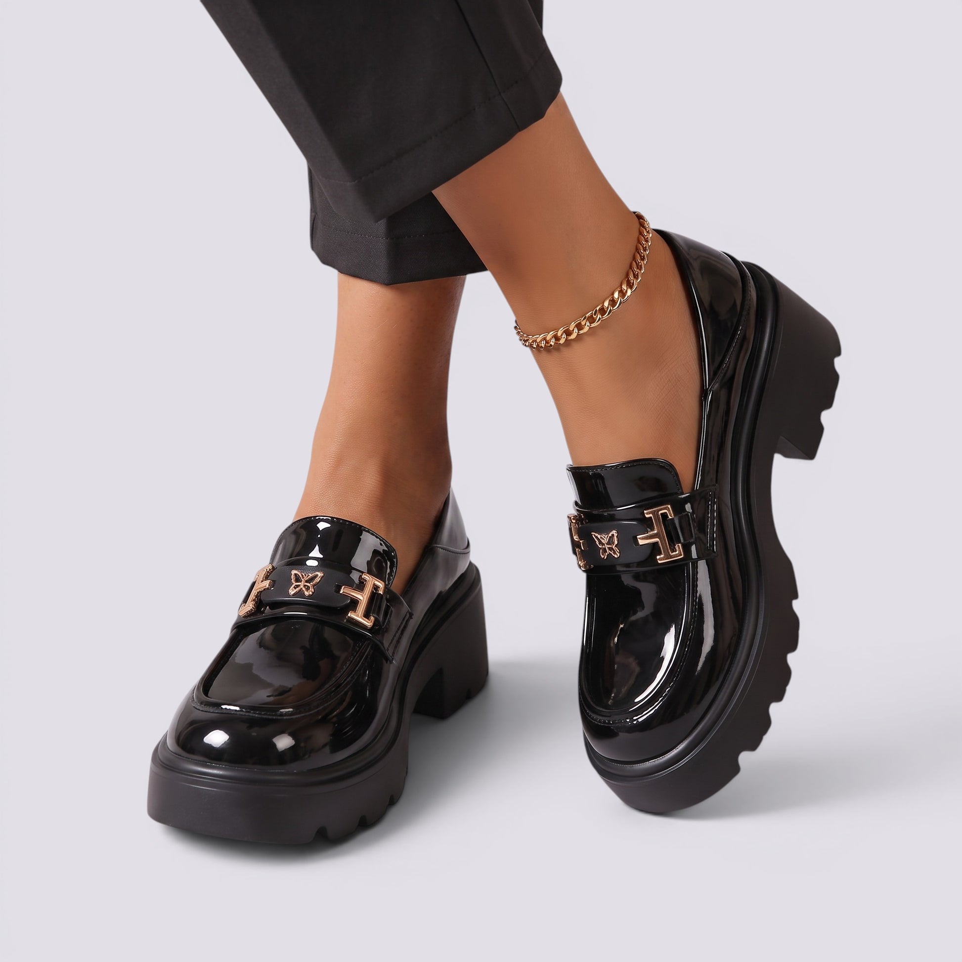 Zapatos Mujer de Tacón Grueso