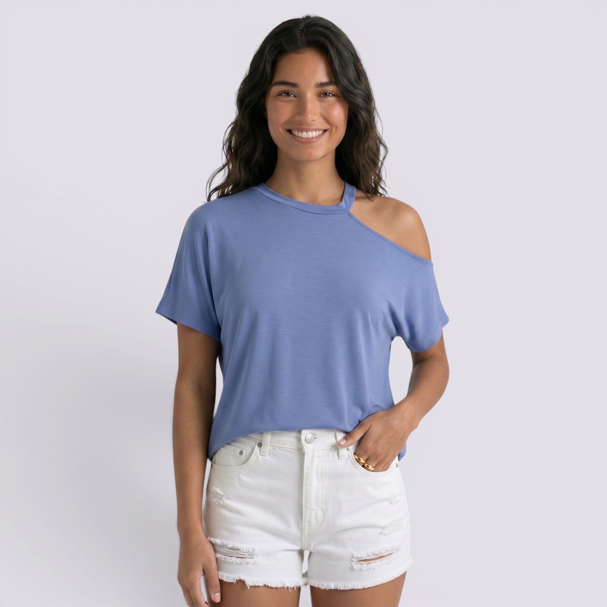 Camiseta Mujer Manga Larga Holgada