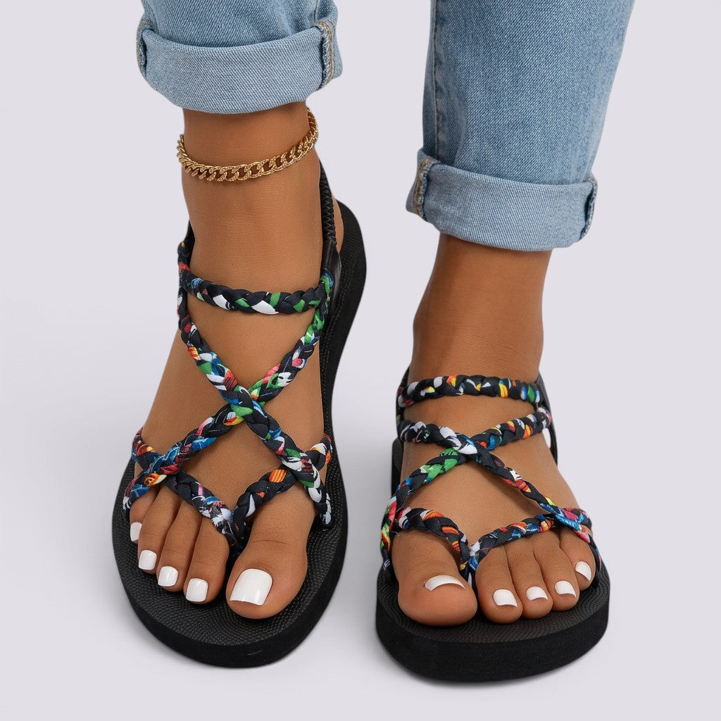 Sandalias Planas Mujer Verano Casual Cómodas