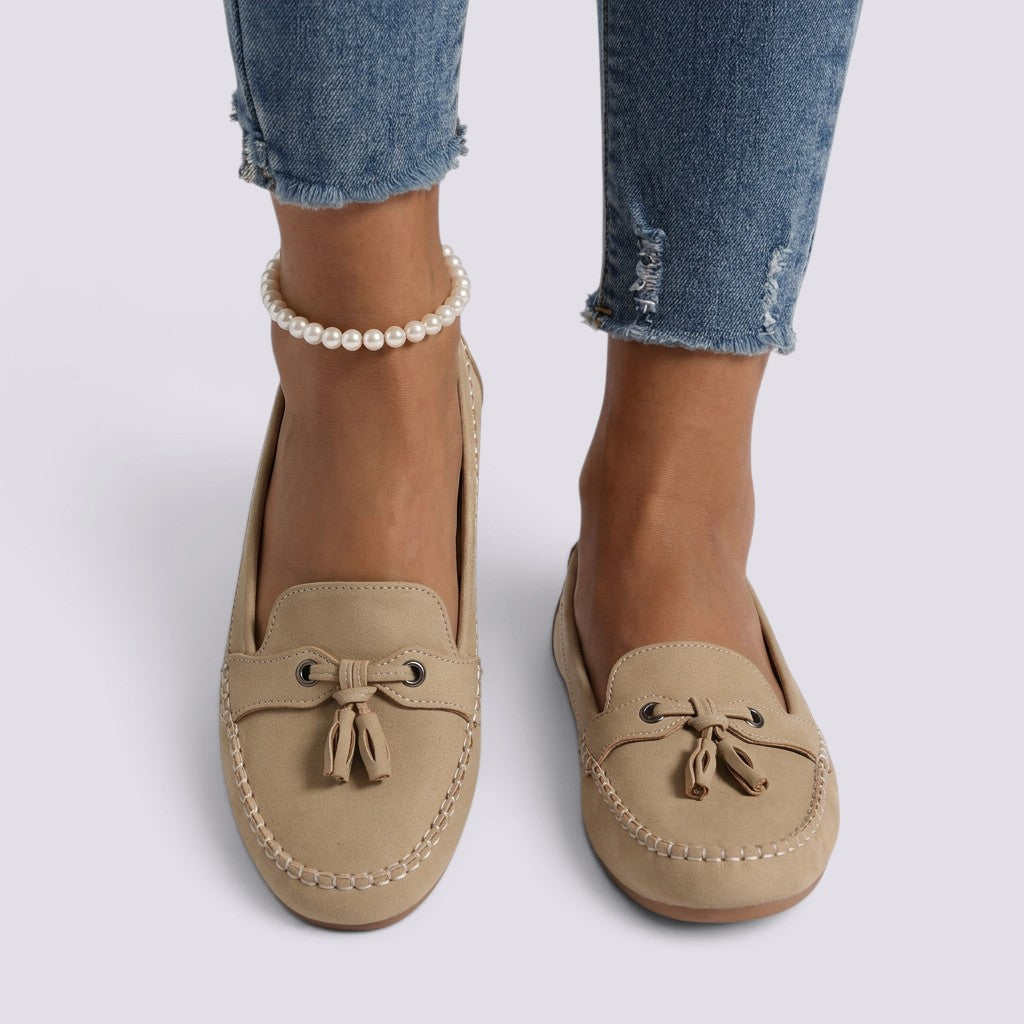 Mocasines Mujer Cómodos Punta Redonda