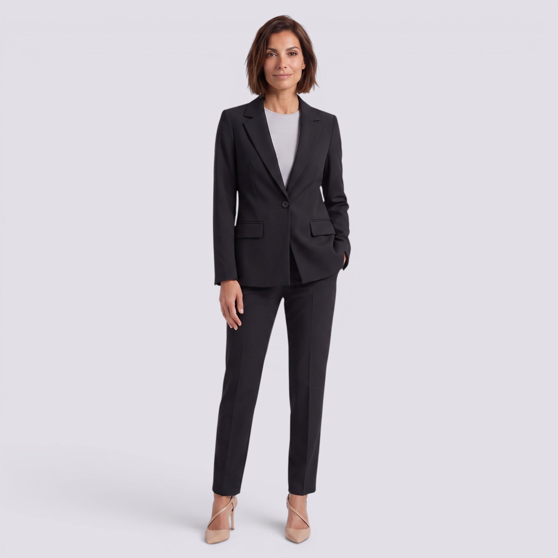 Traje de Chaqueta Mujer Elegante de Dos Piezas
