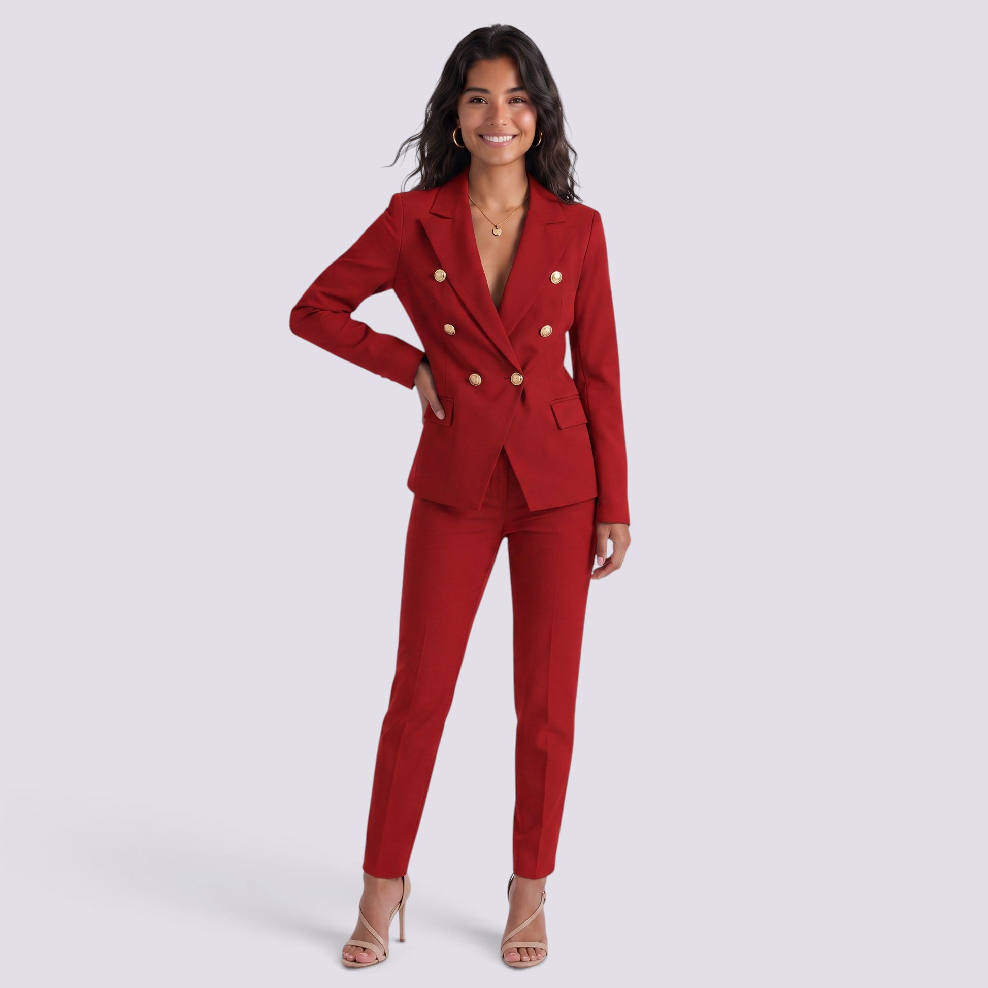 Conjunto Blazer Pantalón Mujer Entallado