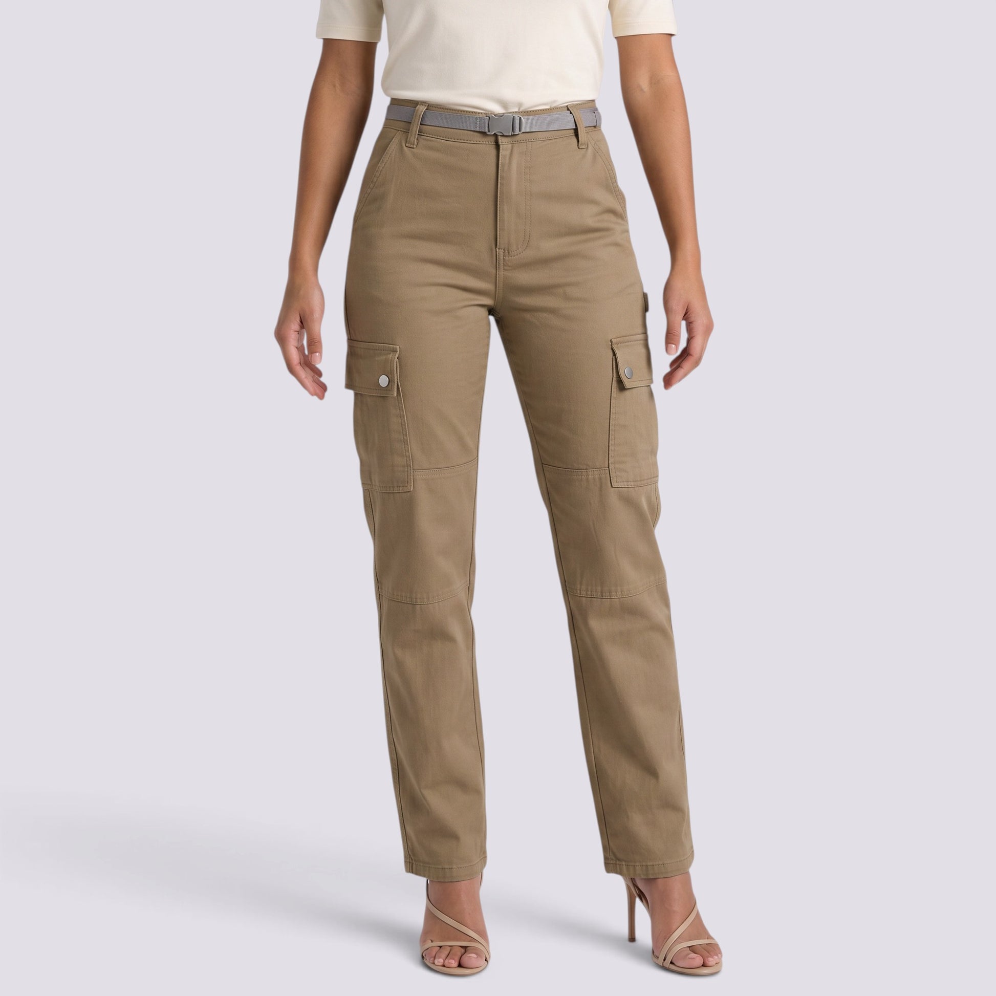 Pantalón Cargo Mujer Tiro Alto