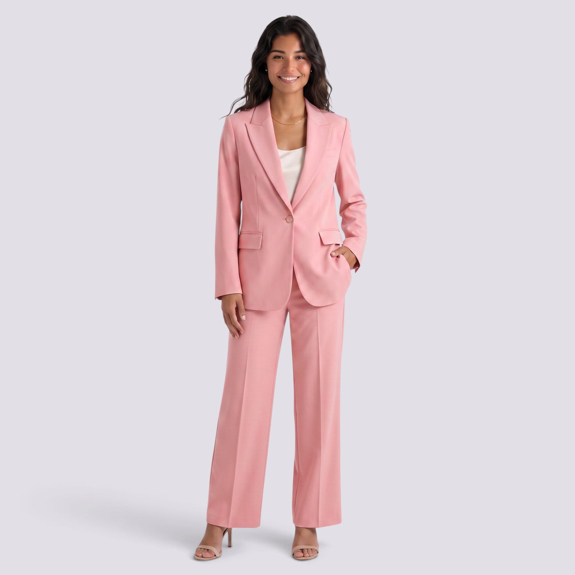 Blazer Mujer Entallado Costuras Decorativas