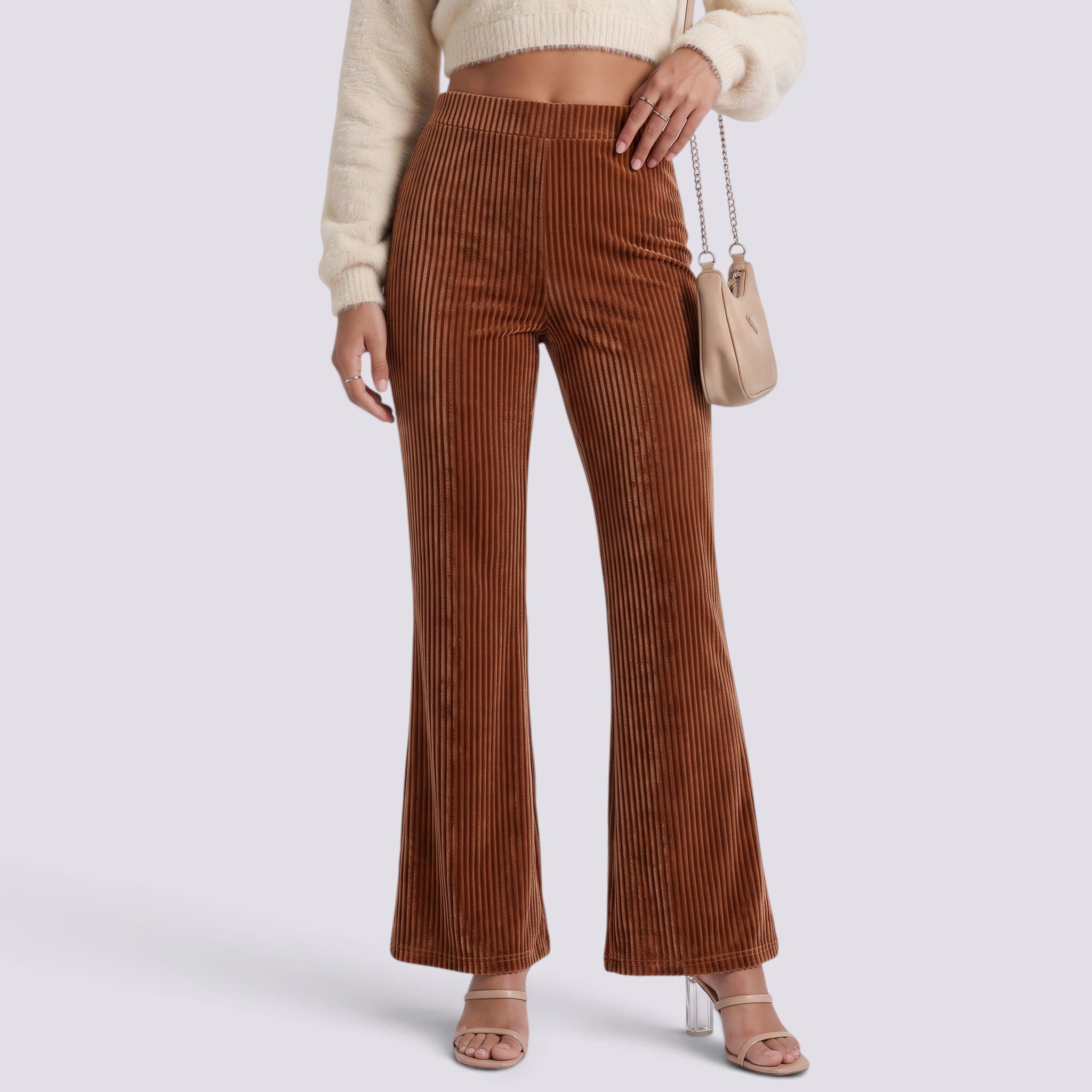 Pantalón Ancho Mujer de Pana