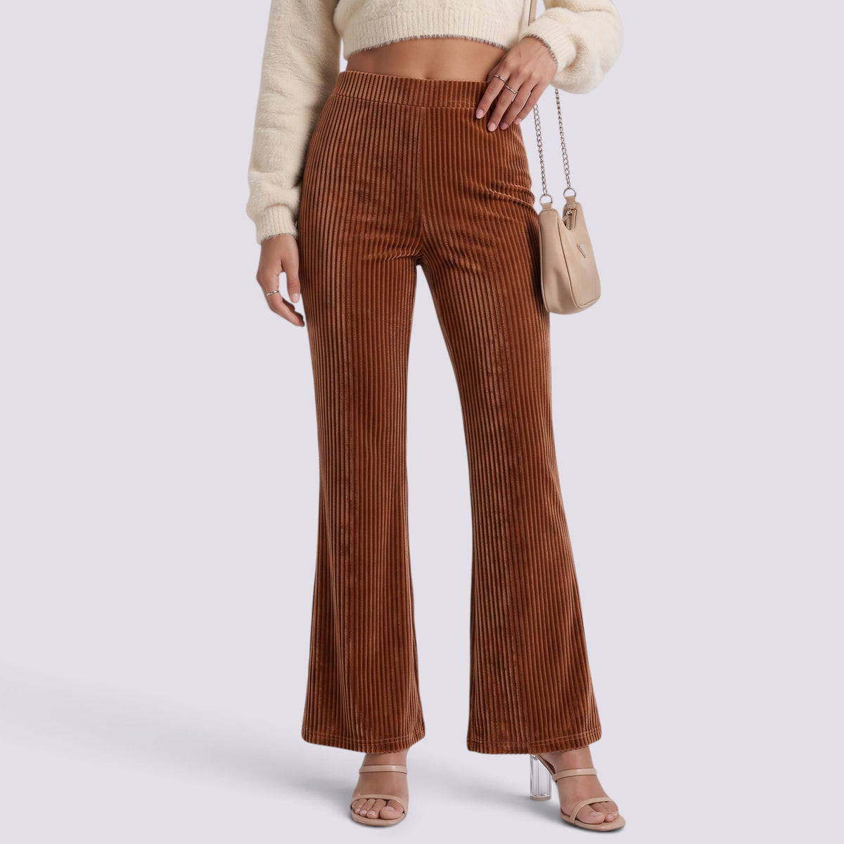 Pantalón Ancho Mujer de Pana